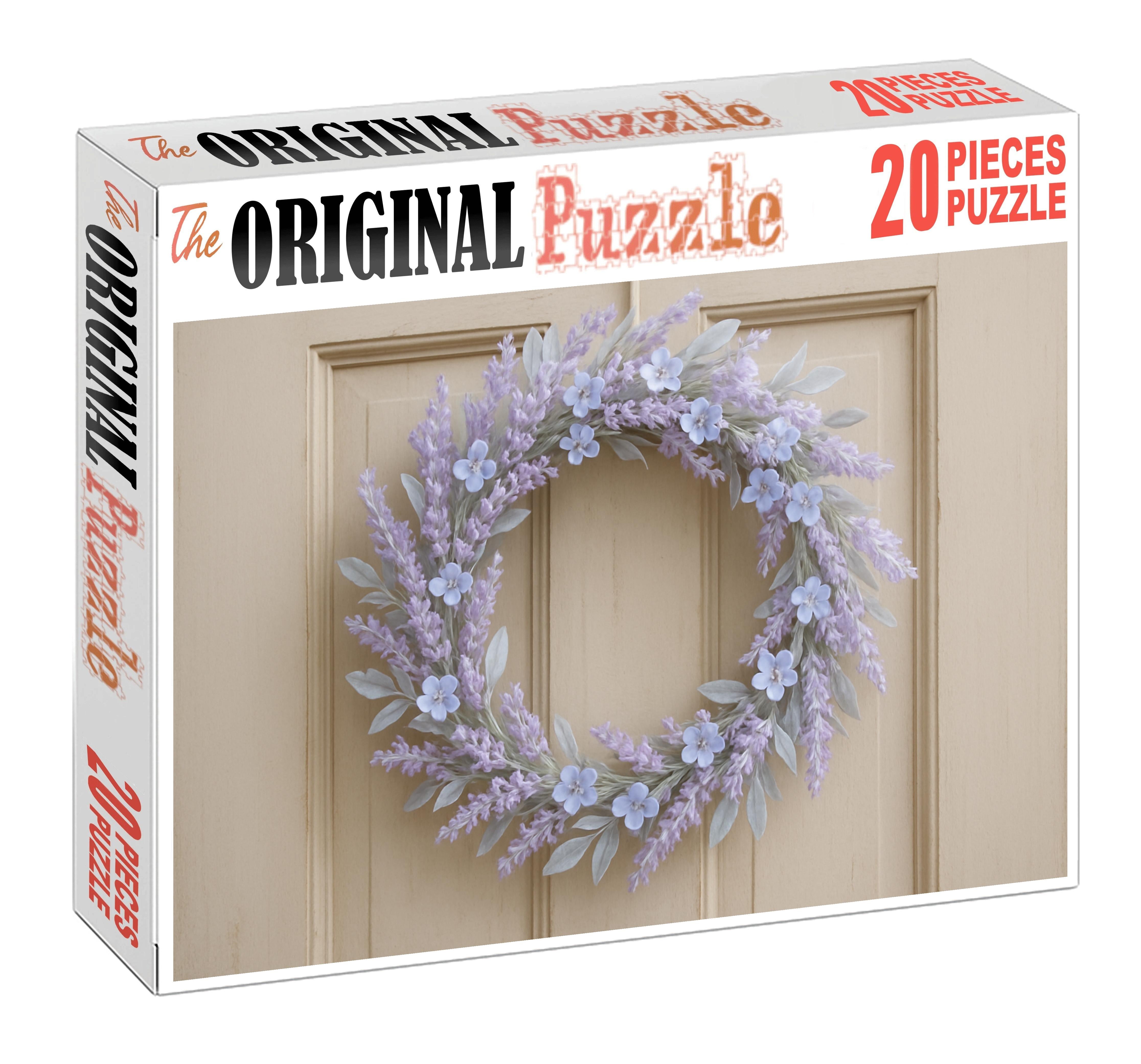 Lavender Breeze Wreath Puzzle Collection