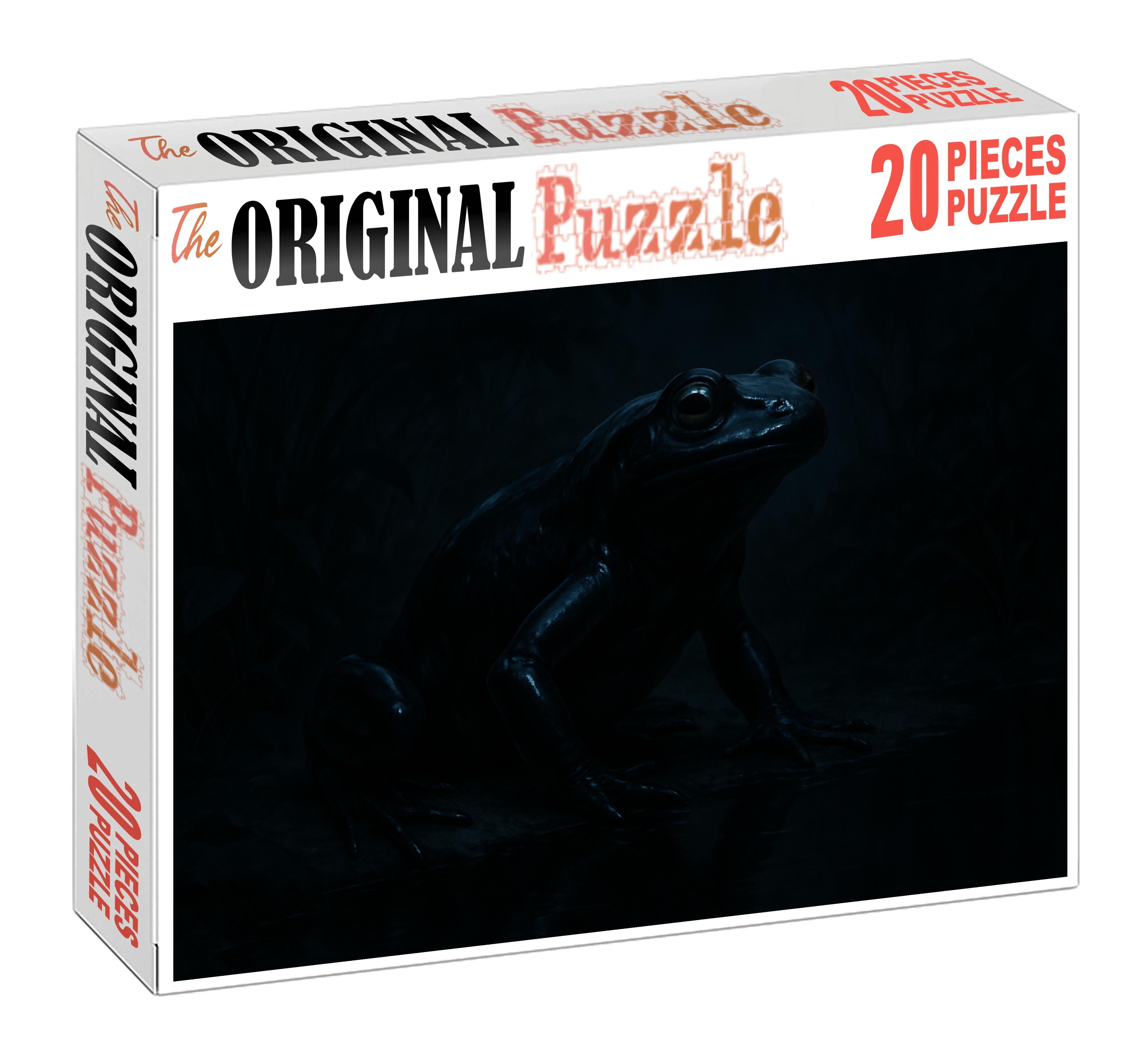 Obsidian Mirage Elusive Amphibious Predator With Camouflaging Skin 200 Piece Puzzle