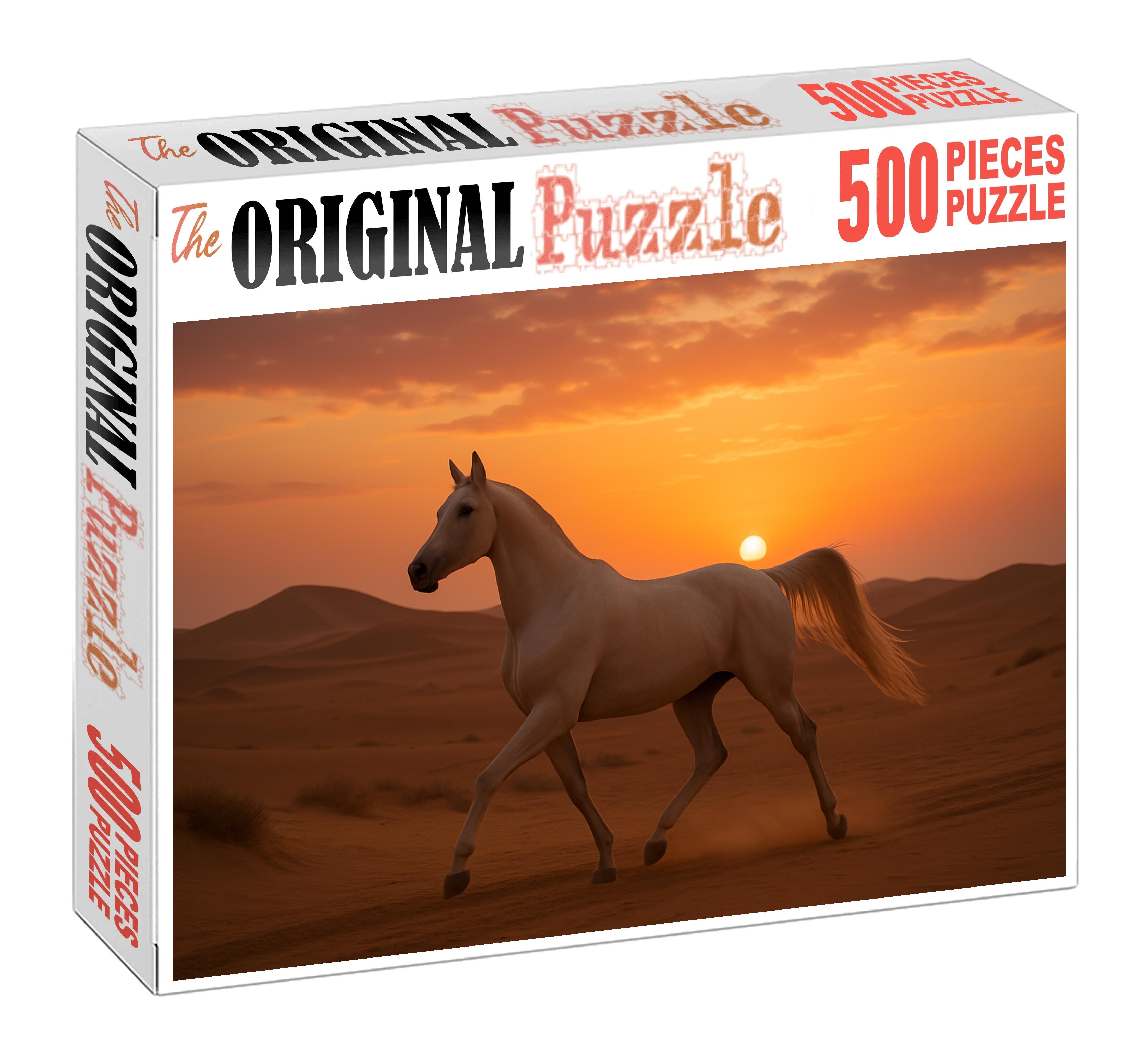 Ivory Breeze Arabian Gelding 1000 Piece Puzzle