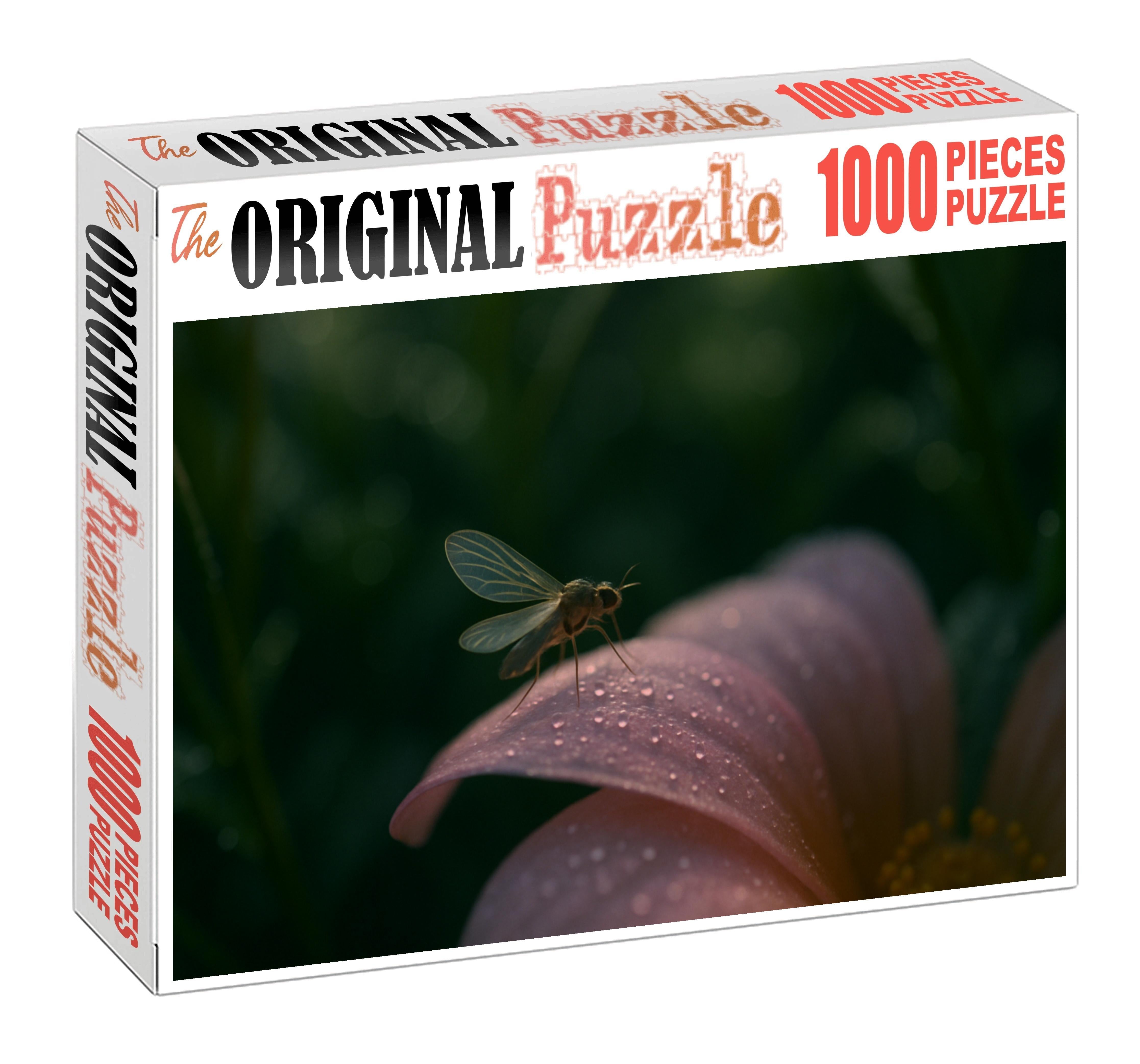 Glasswing Hopper Transparent Insect With Hyper-flexible Wings Custom Jigsaw Puzzle