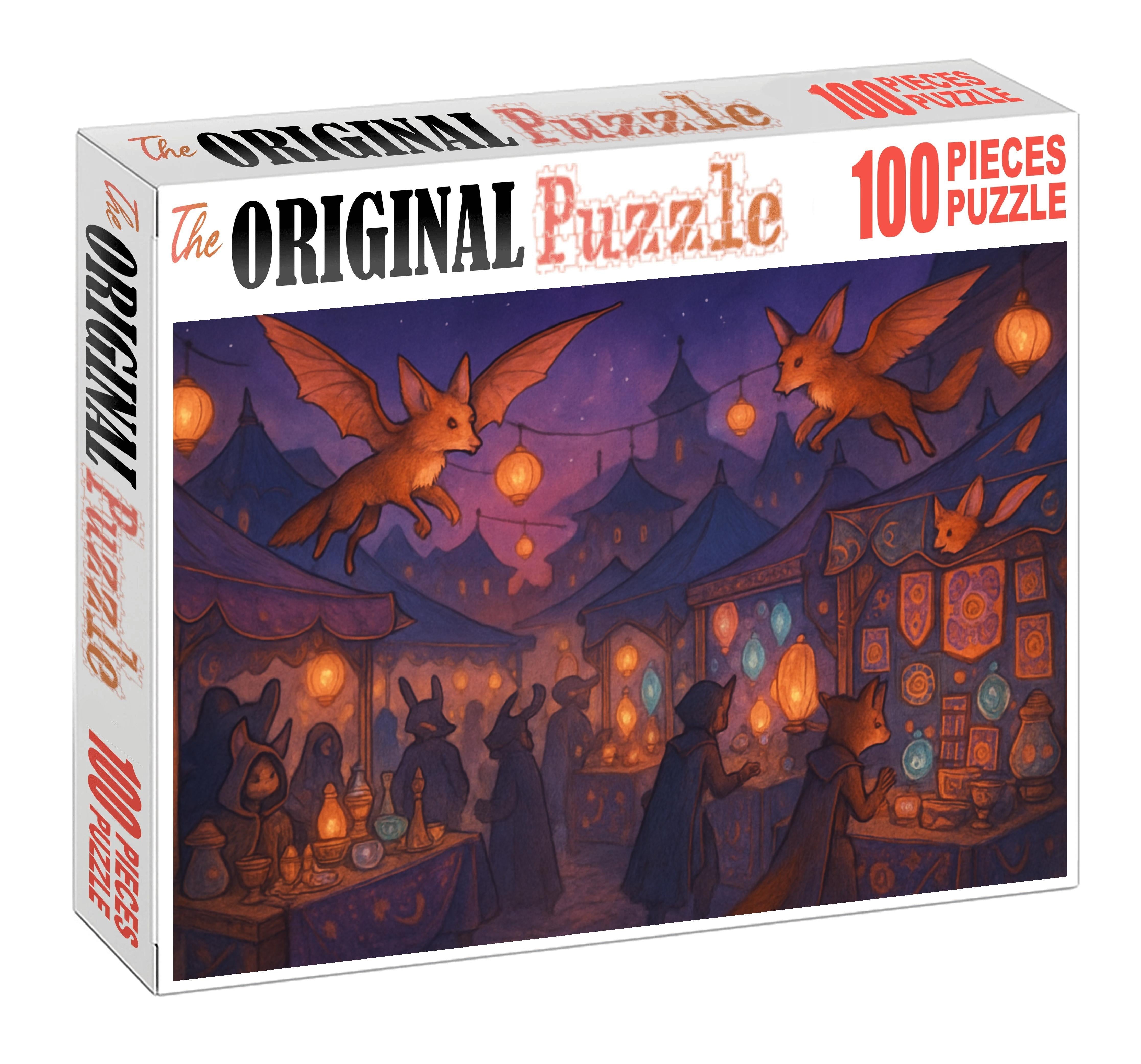 The Enchanted Market Of Twilight Wonders 300 Piece Puzzle