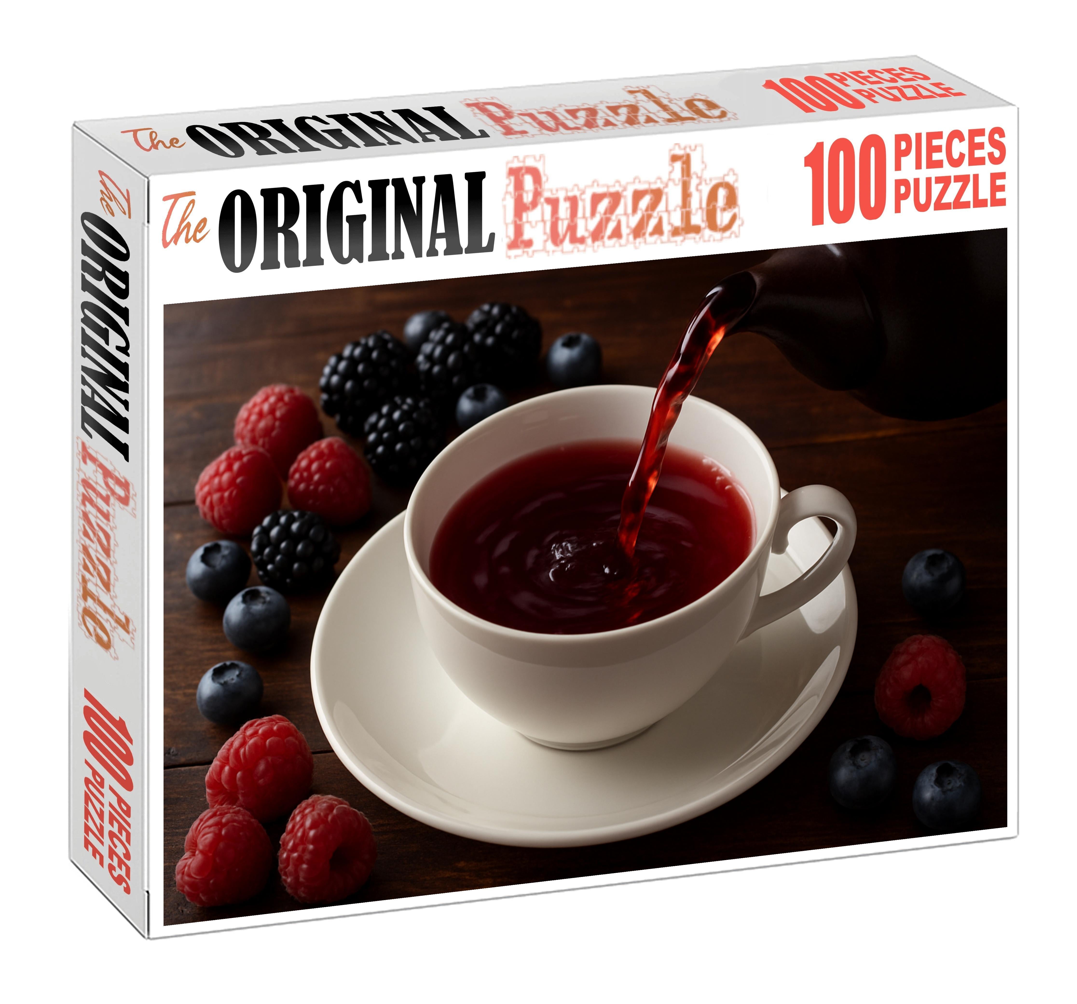 Crimson Berry Black Tea Premium Puzzle Pieces