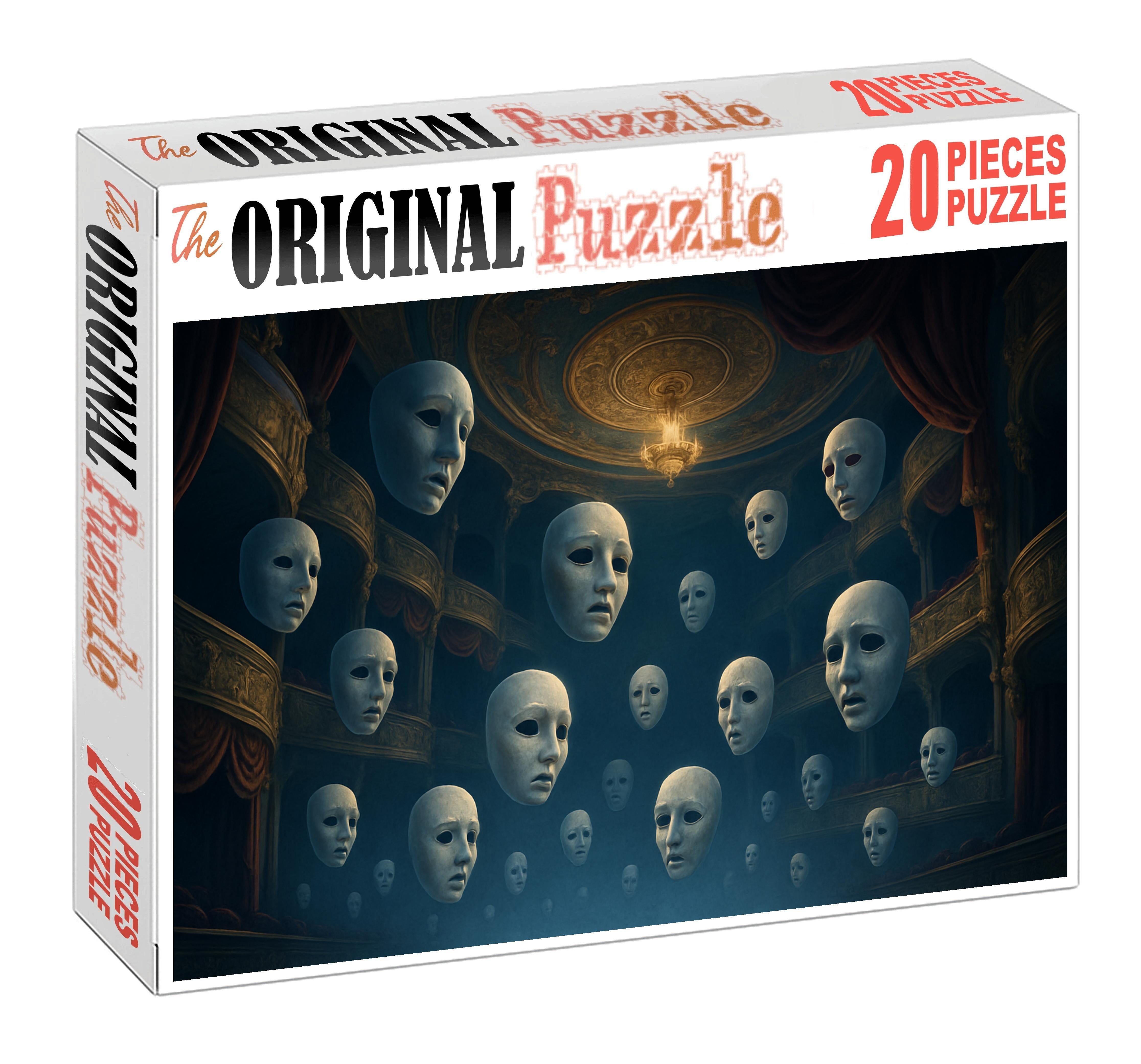 The Upside-down Theater Of Floating Masks 300 Piece Puzzle