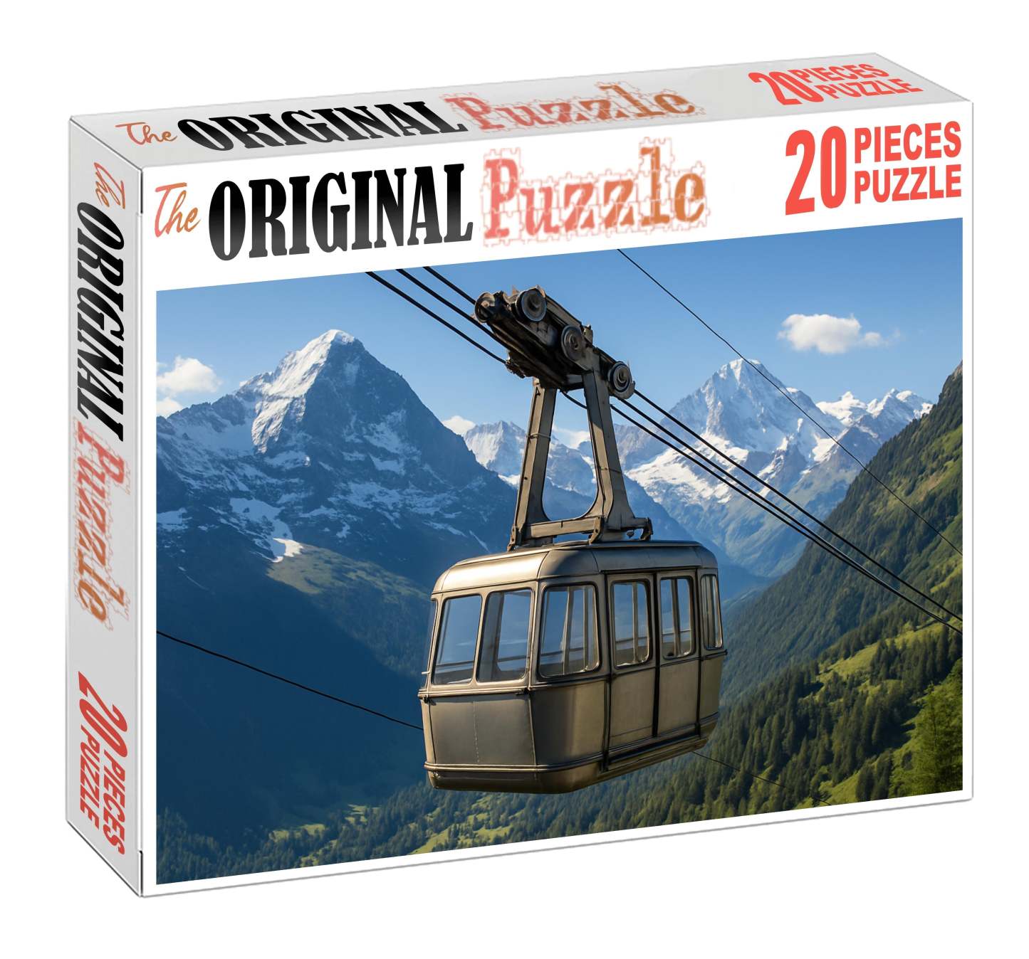 Hybrid Diesel-electric Mountain Cable Car 1000 Piece Puzzle