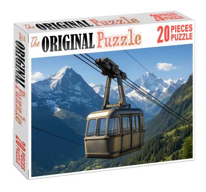 Hybrid Diesel-electric Mountain Cable Car 1000 Piece Puzzle