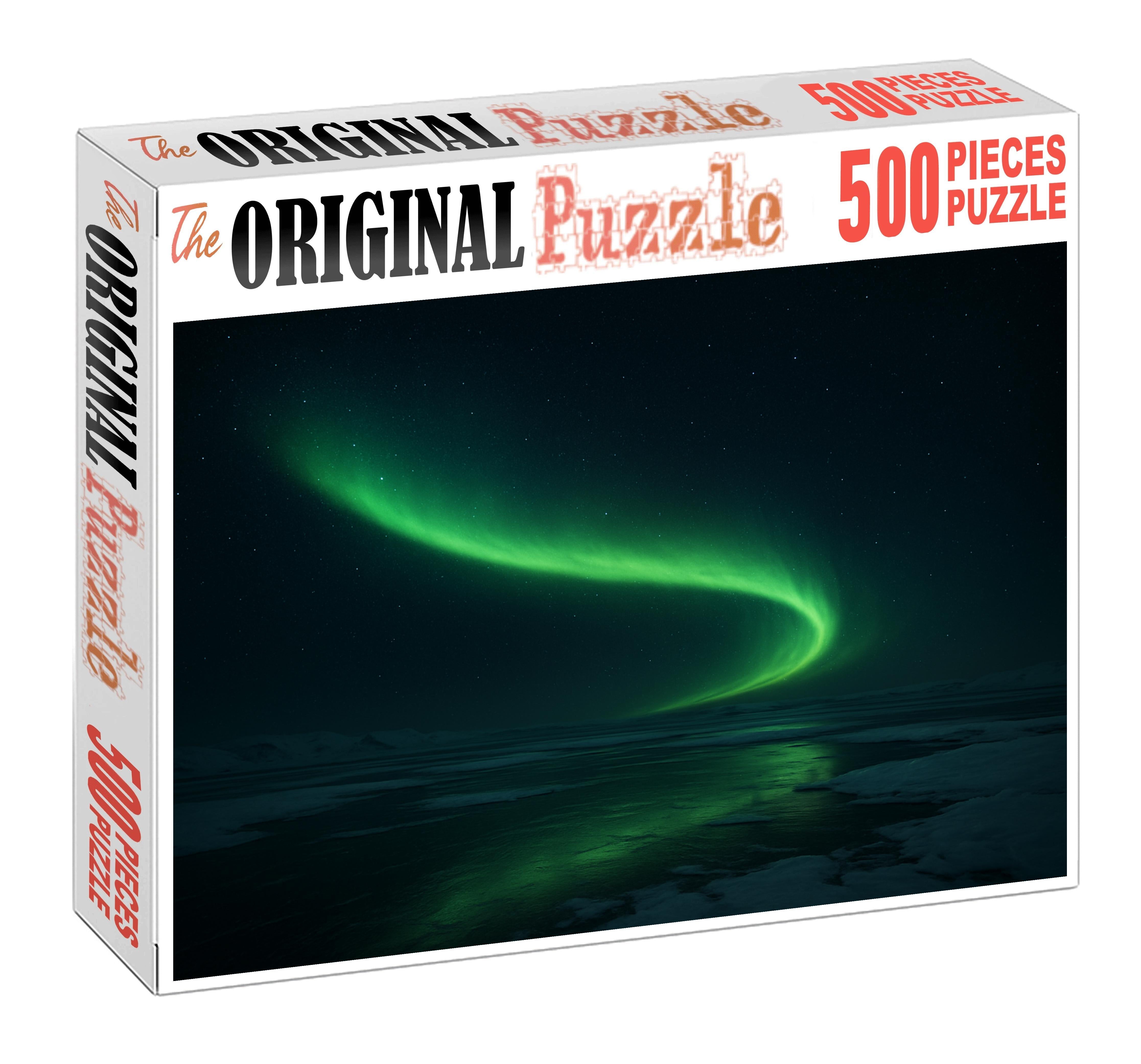 Verdant Aurora Ribbon Puzzle Collection