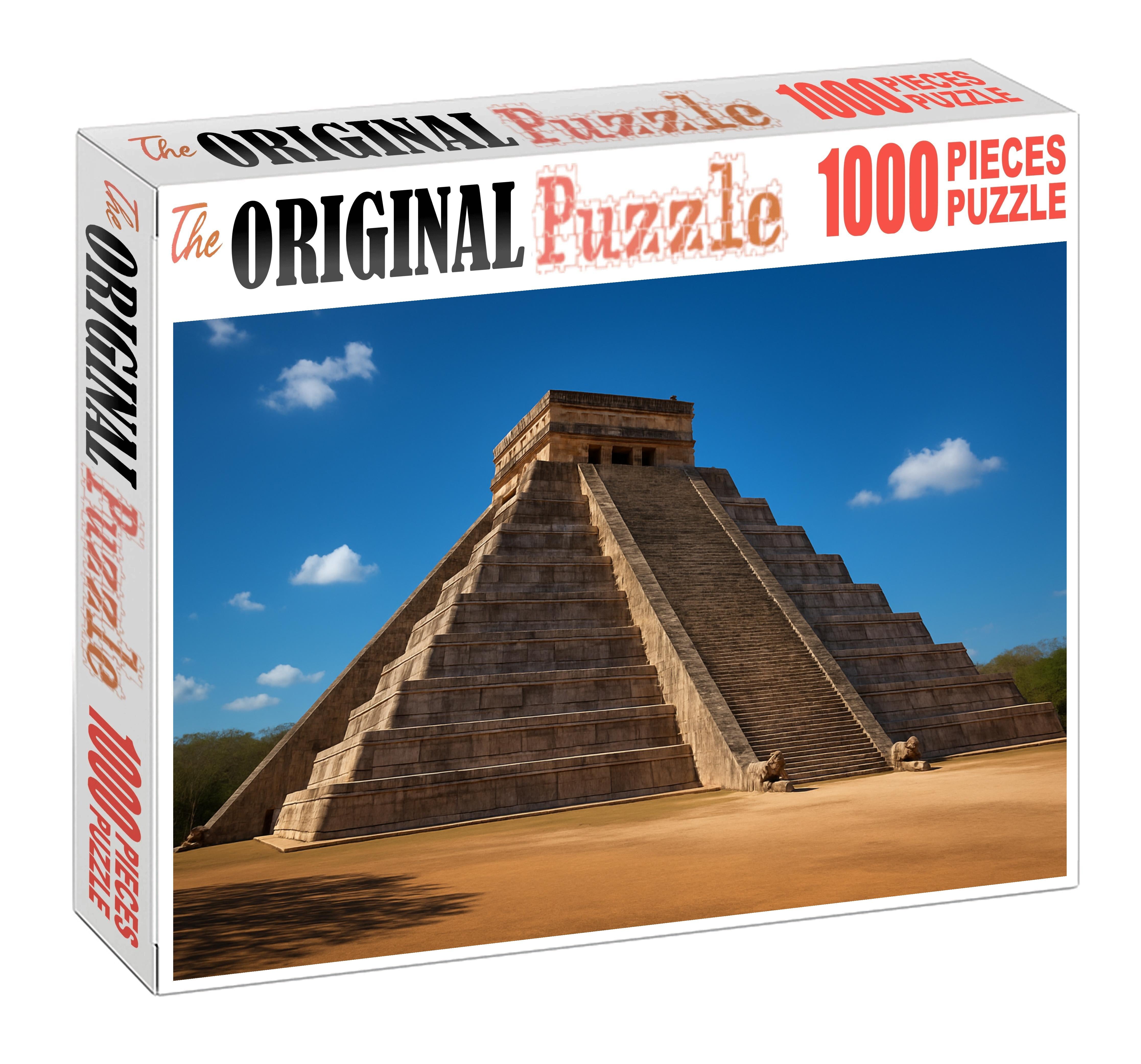 Chichen Itza Pyramid Located In Yucatn Mexico Recognized By 7510 Globally As A Pinnacle Of Mayan Architectural And Astronomical Genius Large Format Puzzle