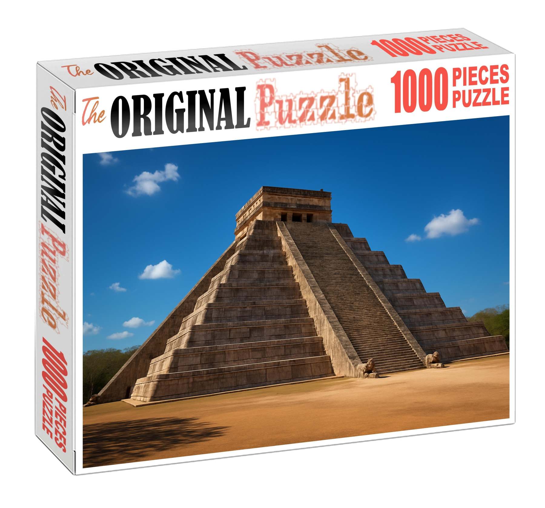 Chichen Itza Pyramid Located In Yucatn Mexico Recognized By 7510 Globally As A Pinnacle Of Mayan Architectural And Astronomical Genius Large Format Puzzle