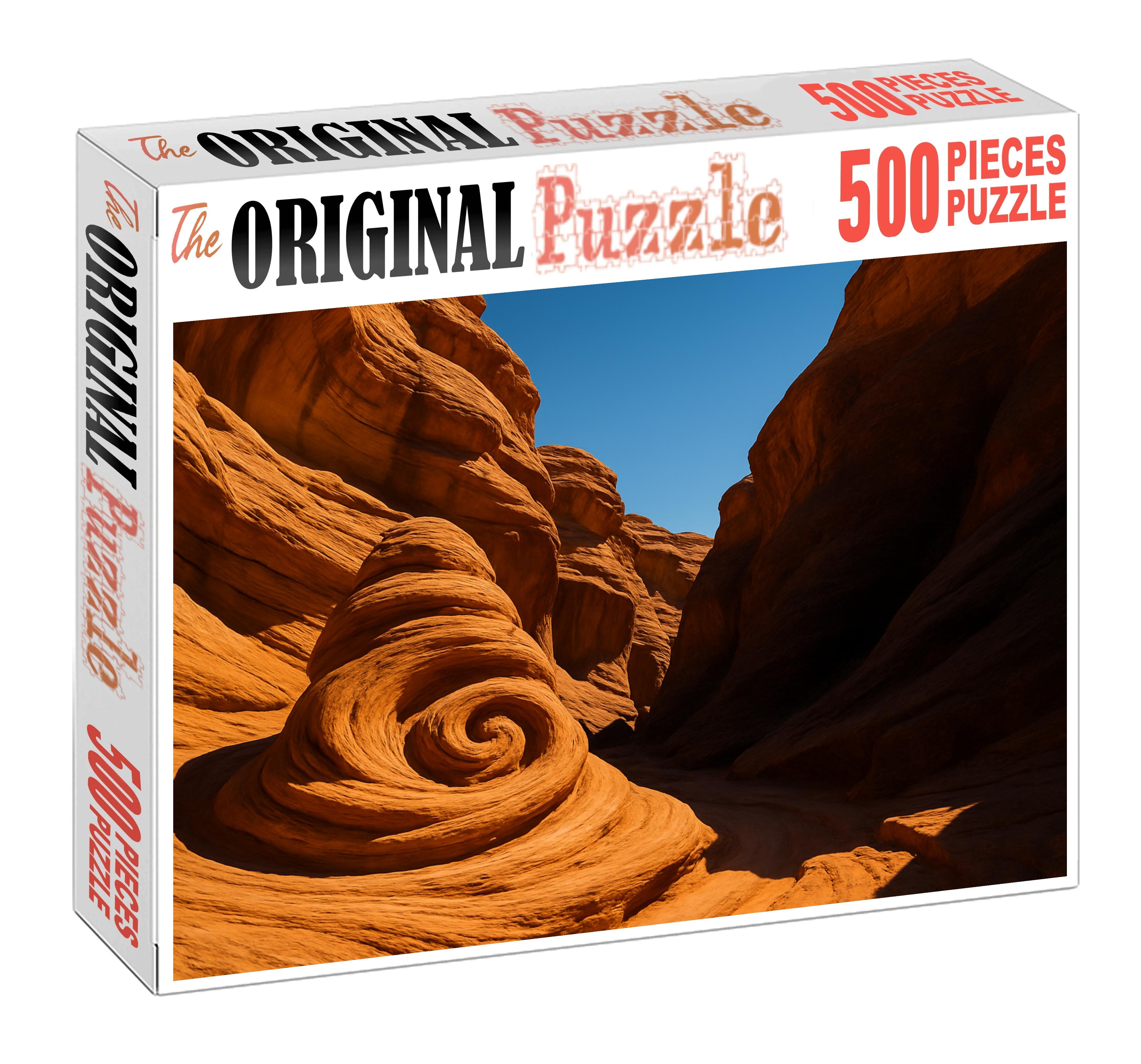 Sunlit Canyon Spiral 200 Piece Puzzle