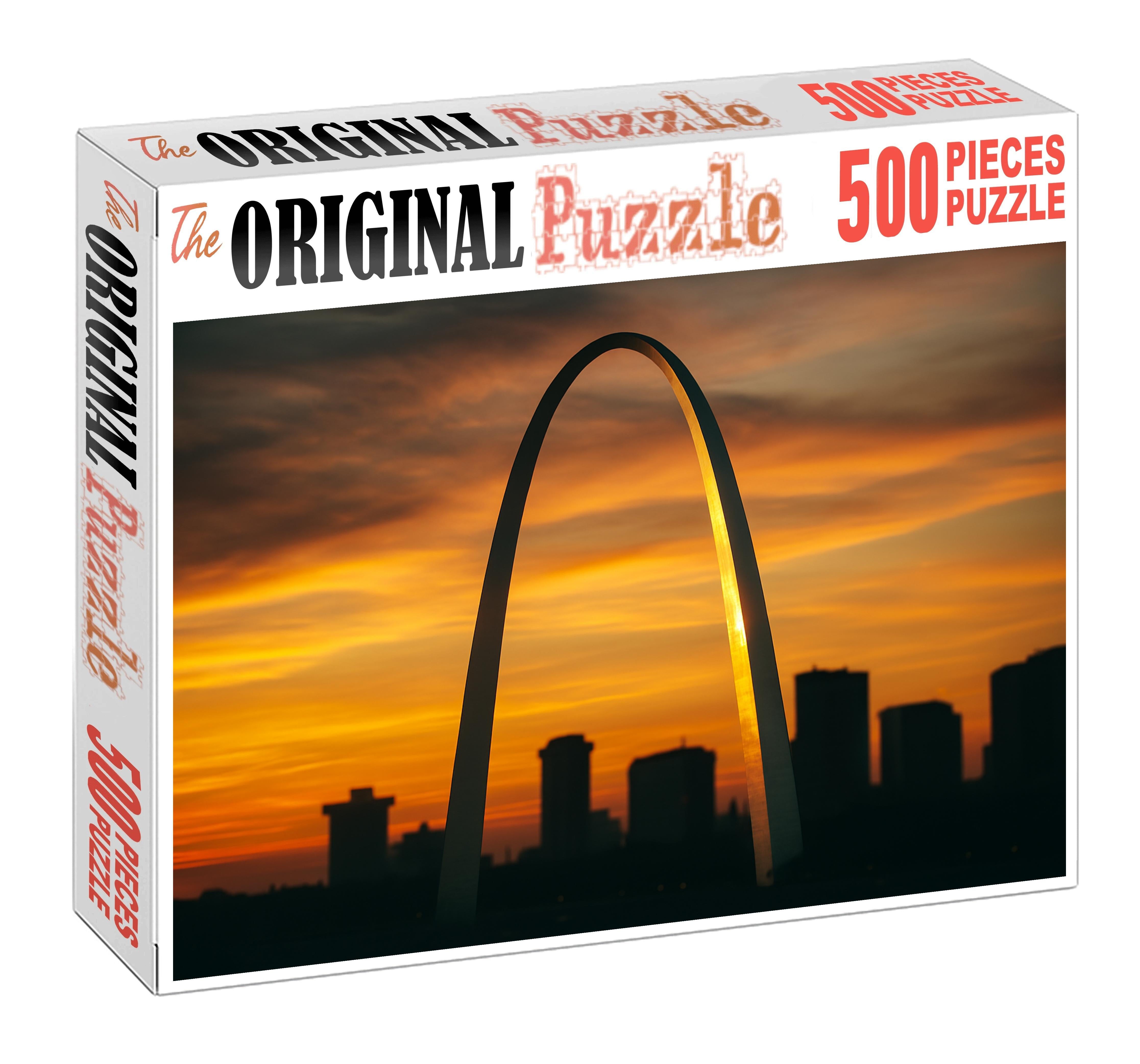 The Gateway Arch St Louis Usa Recognized By 7420 Globally As A Monument To Westward Expansion Unique Puzzle Design