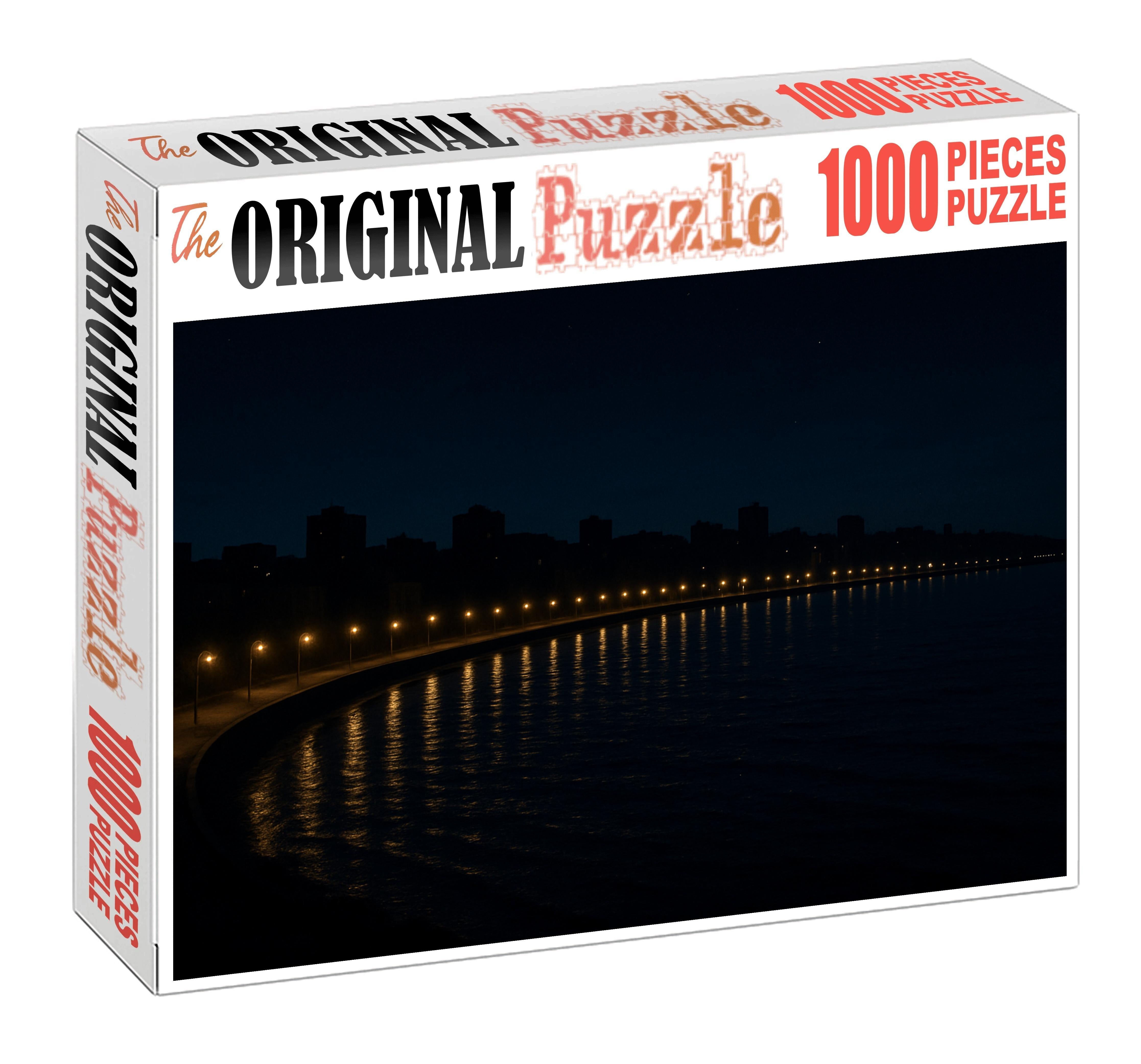 Mumbai Marine Drive Skyline Known As The 'queen's Necklace' For Its Curving Coastal Glow Family Puzzles