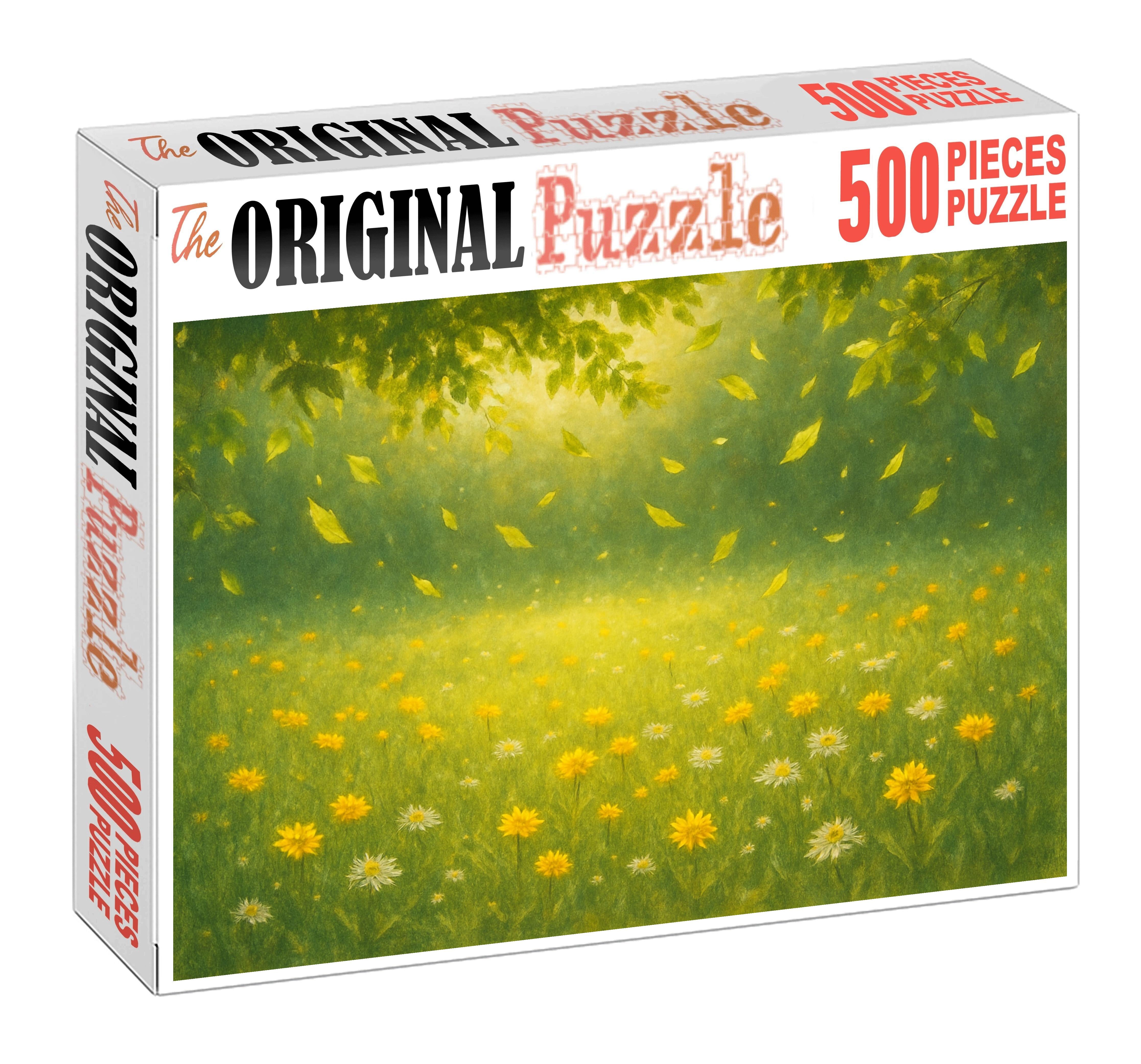 Sun-dappled Aspen Meadow Premium Puzzle Pieces
