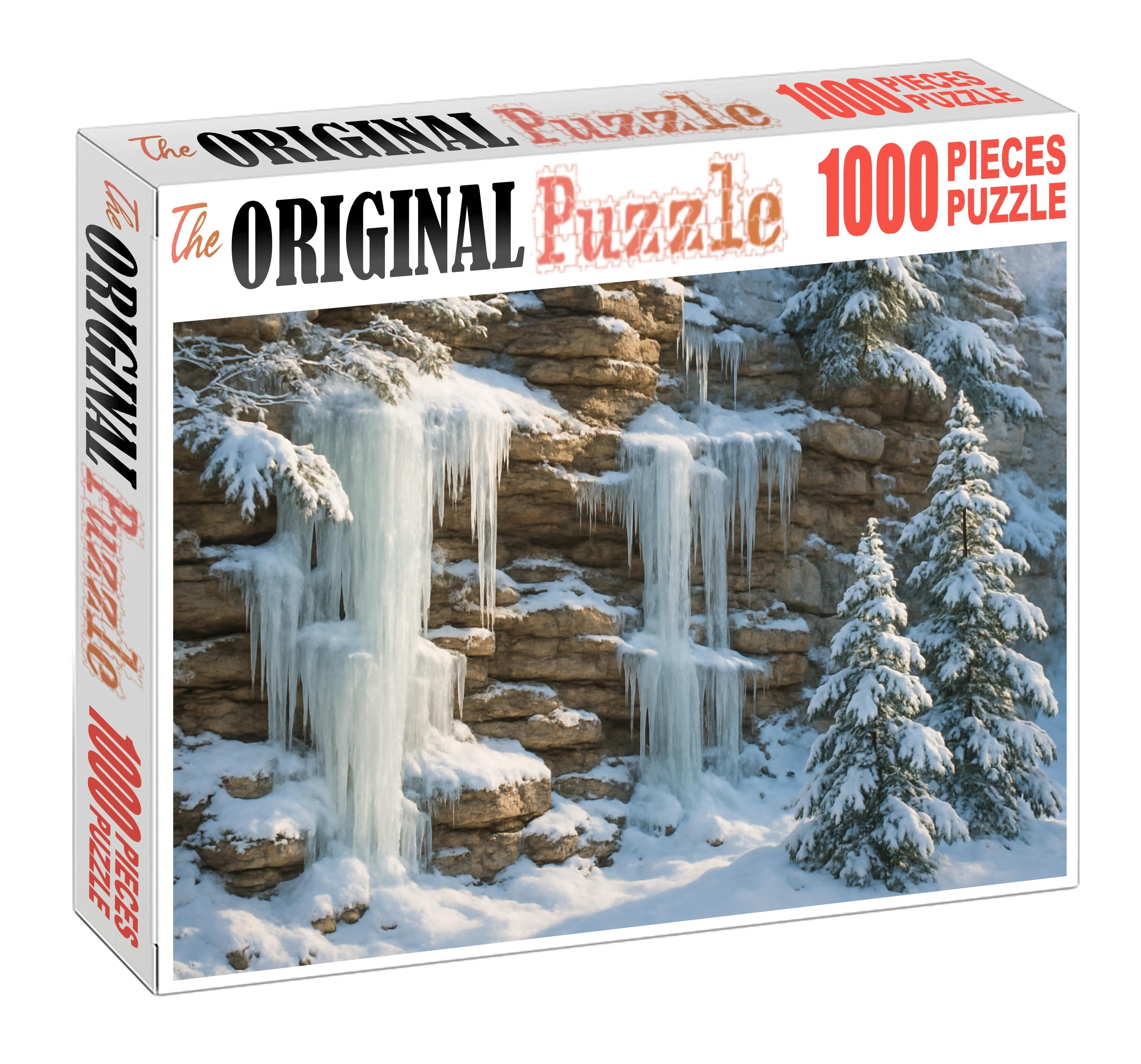 Winter Glass Falls Challenging Puzzles