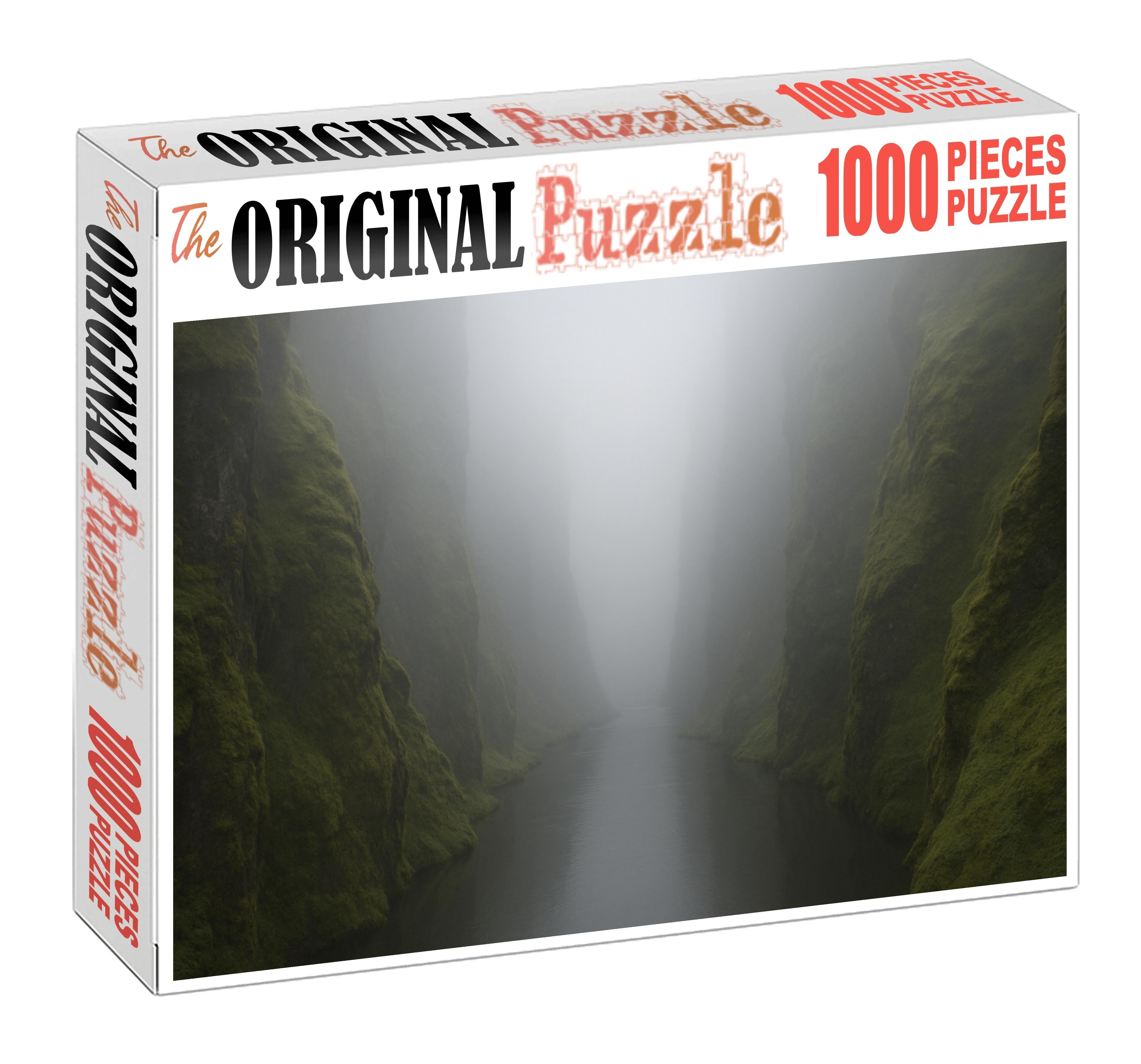 Fog-draped River Gorge Puzzle Collection