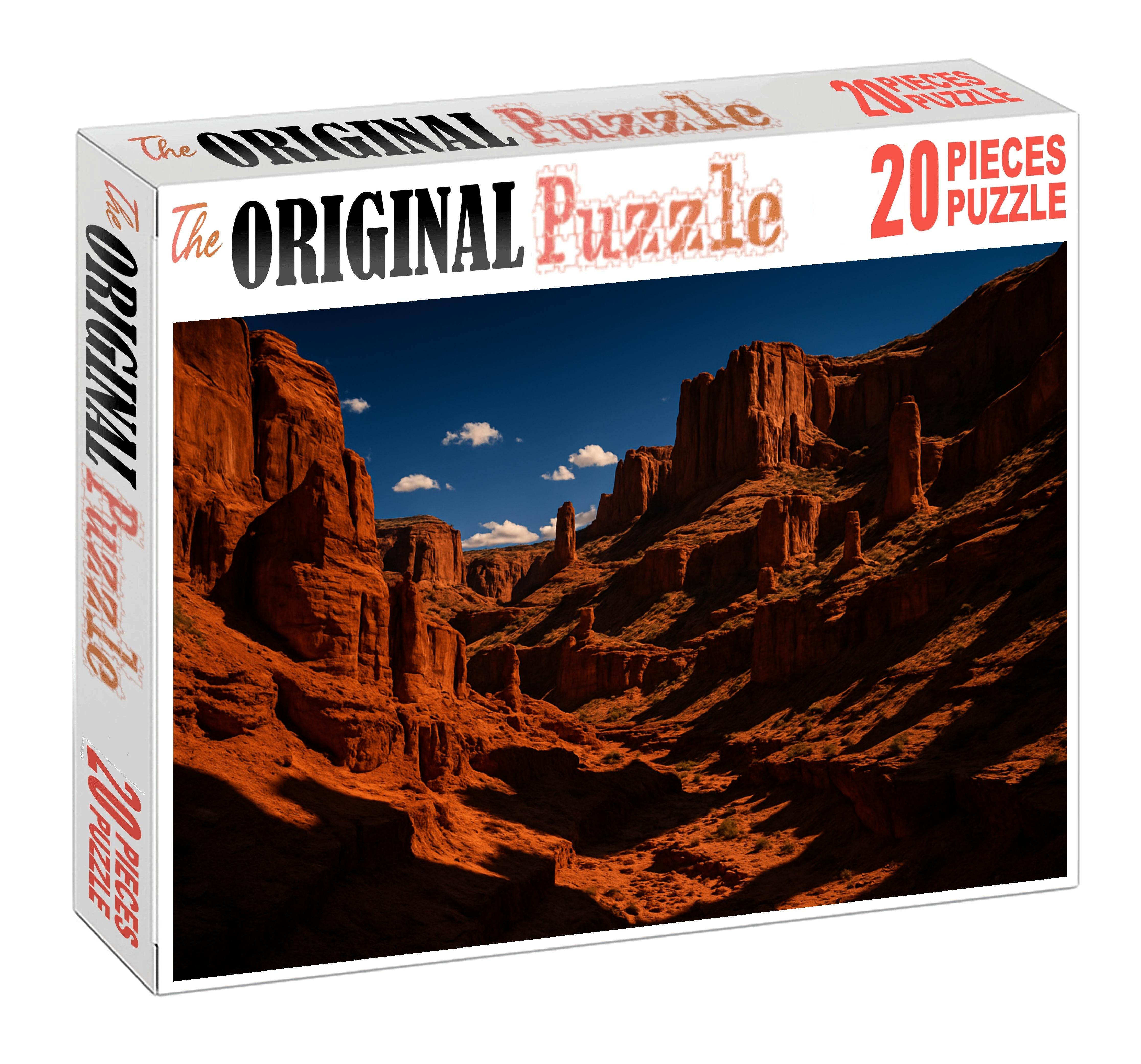Crimson Cleft Crevasse 50 Piece Puzzle