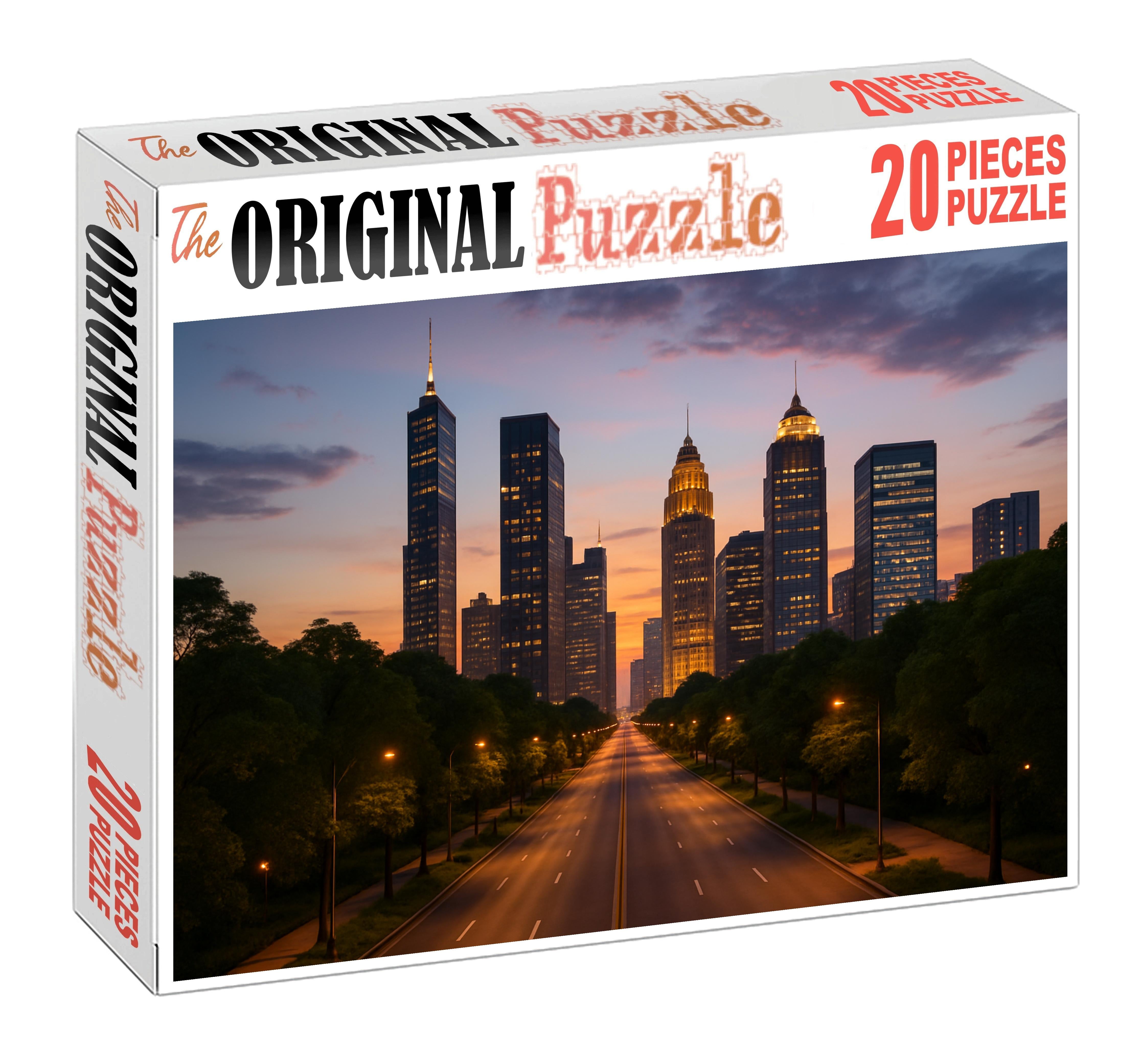 Mexico City Reforma Avenue Skyline Historic And Contemporary Mix With Iconic Latin American Towers Puzzle Challenge