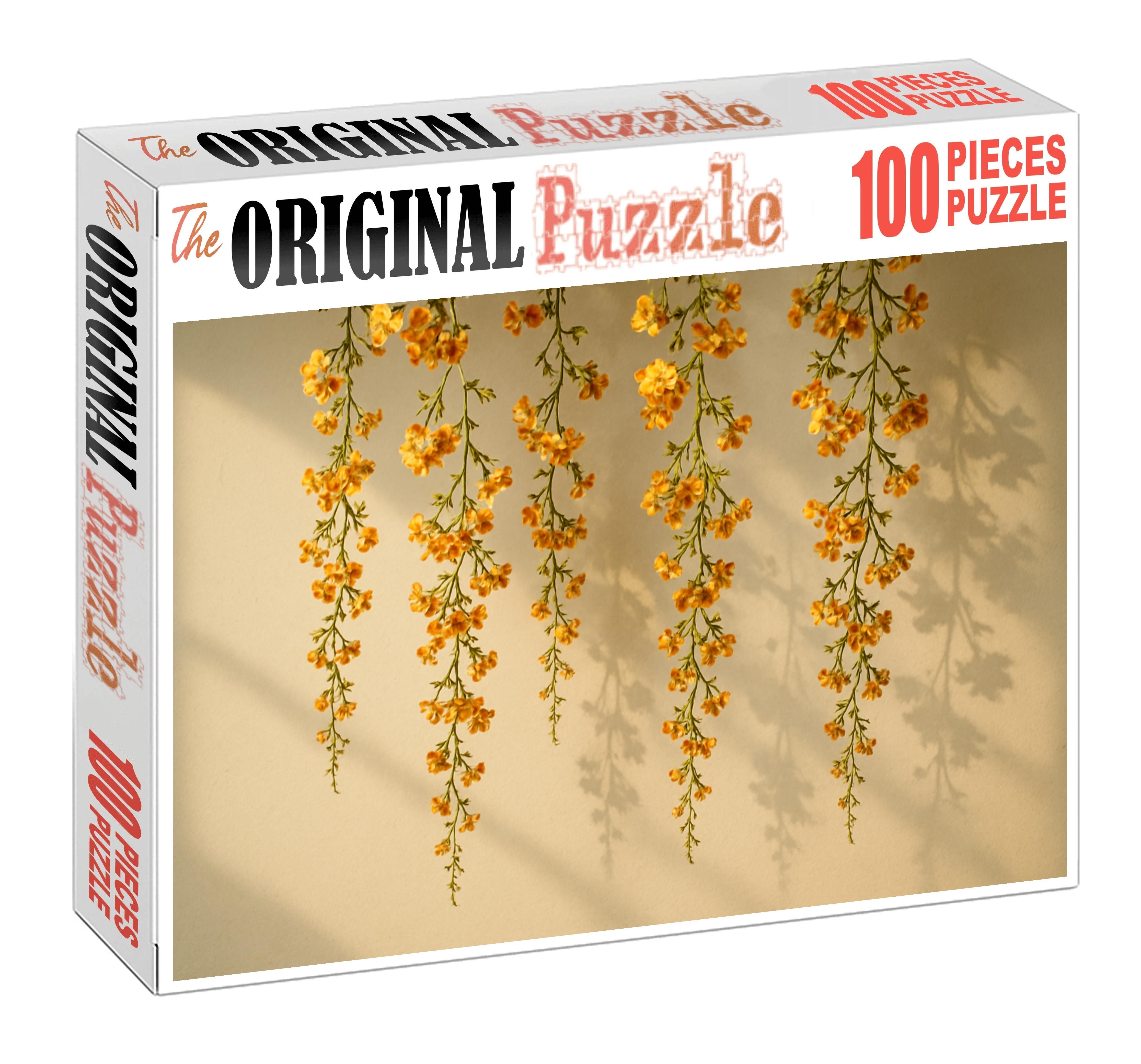 Golden Hour Hanging Garden Warm Toned Blooms On Twining Vines Family Puzzles