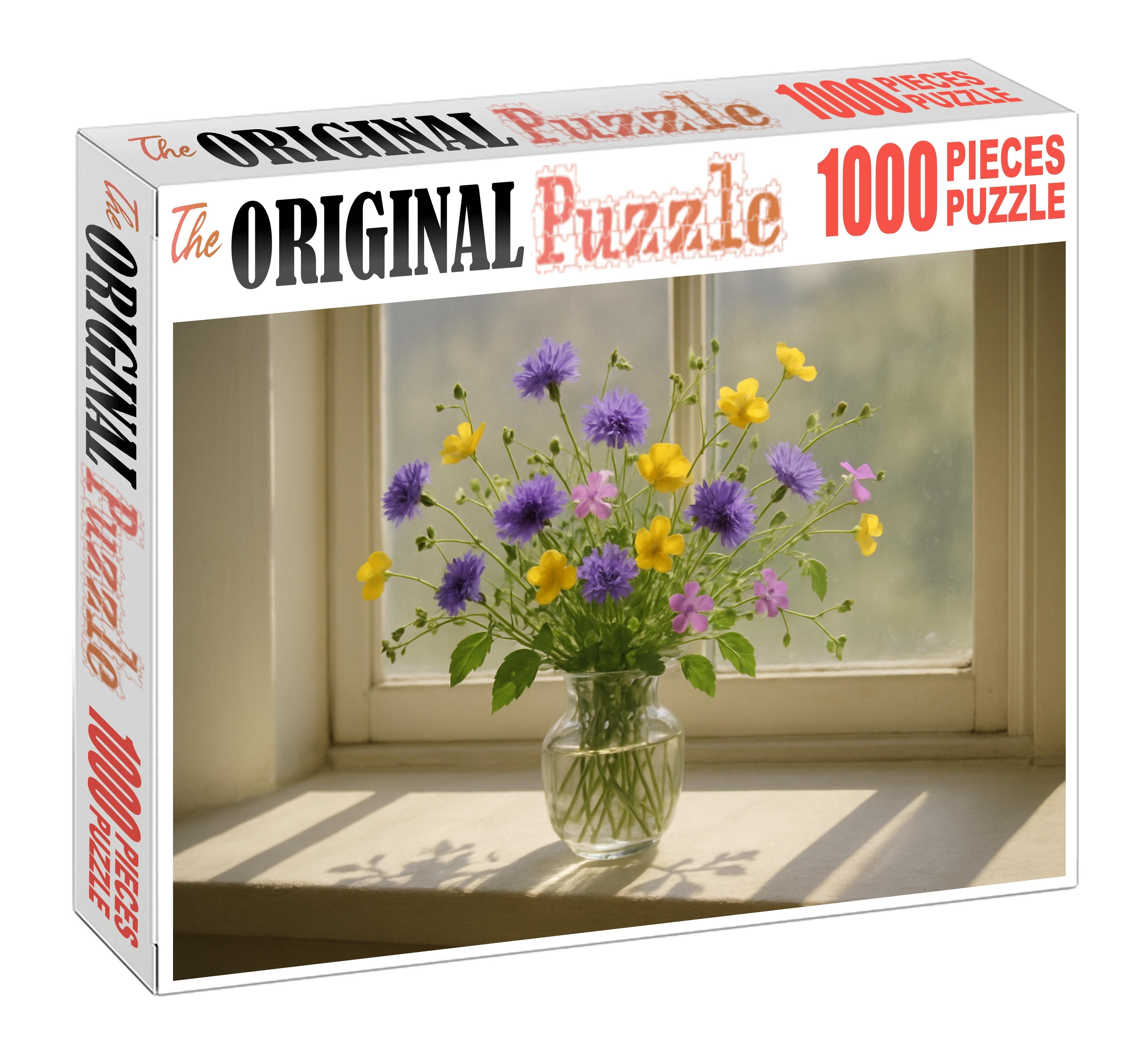 Springtime Meadow Vase Puzzle Collection