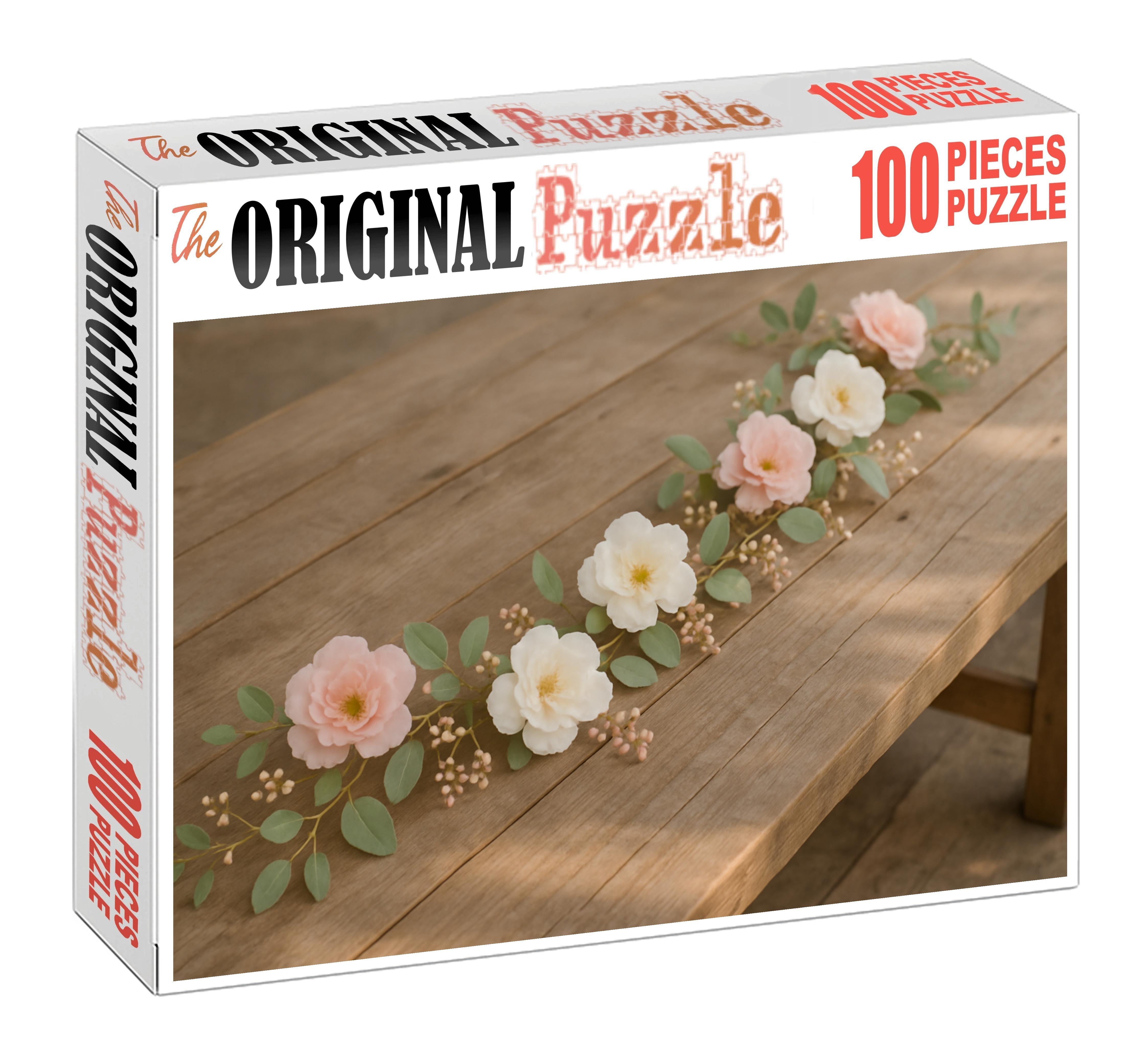Soft Blush Table Garland Puzzle Collection