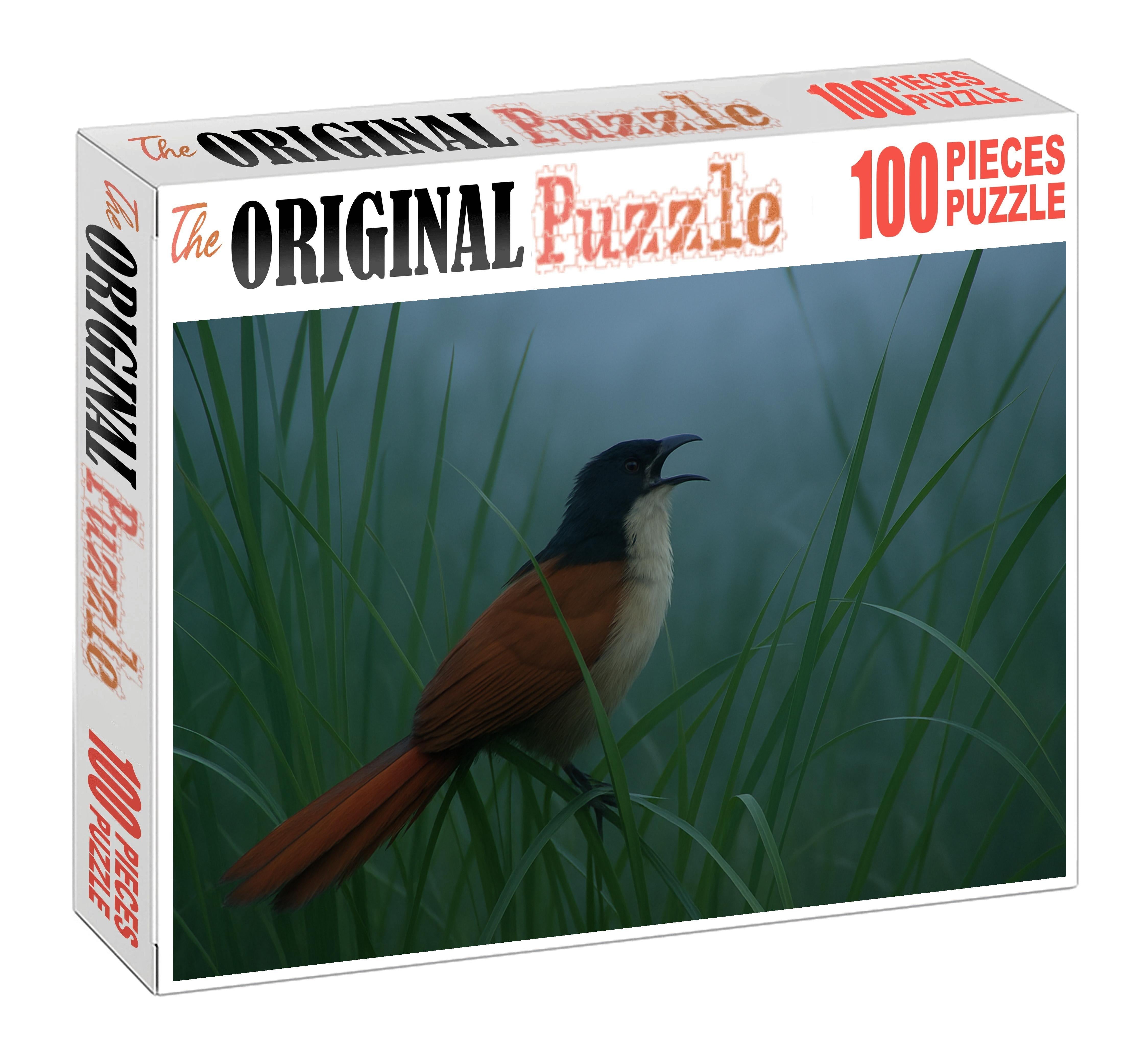 Coppery-tailed Coucal Elusive Ground-dwelling Hunter Puzzle For Kids