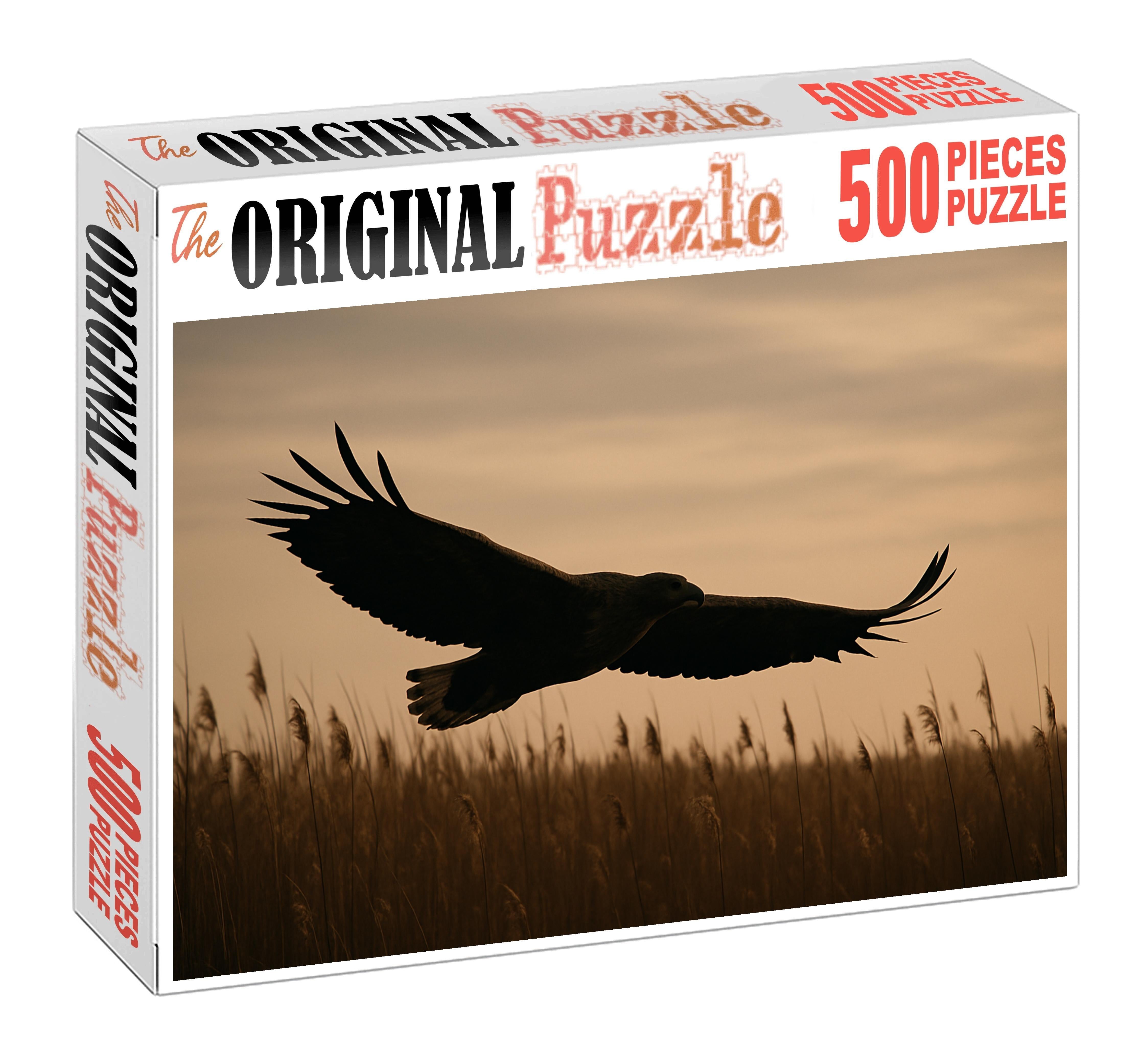 Marsh Harrier Master Of Wetland Skies Custom Jigsaw Puzzle