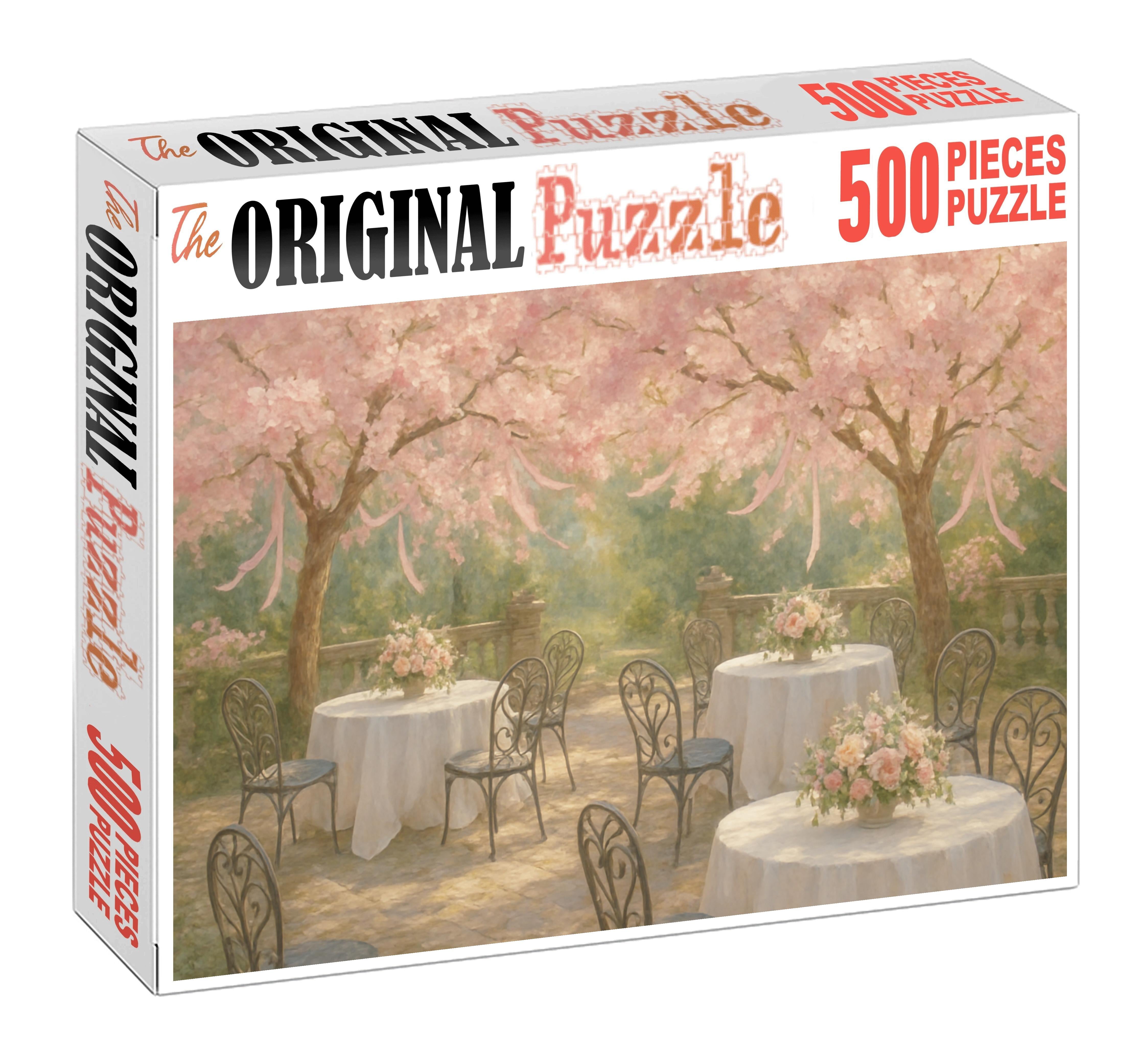 Blossoming Cherry Blossom Soiree Large Format Puzzle
