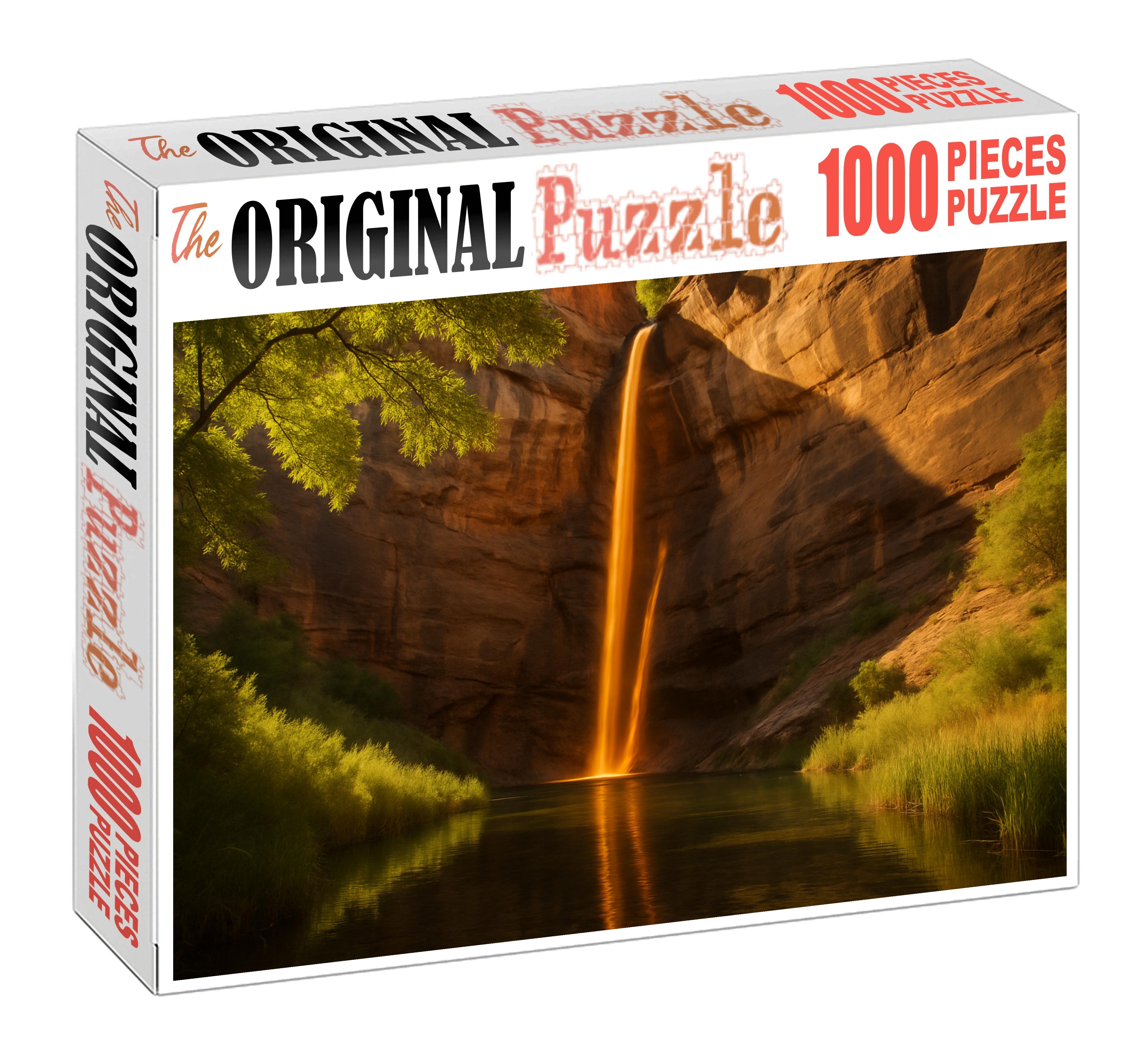 Sunlit Amber Ribbon Puzzle For Kids