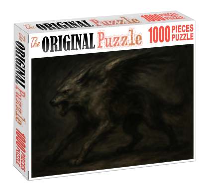 Surreal Animal Fusion Charcoal Sketch Combining Multiple Creatures In Dynamic Form 1000 Piece Puzzle