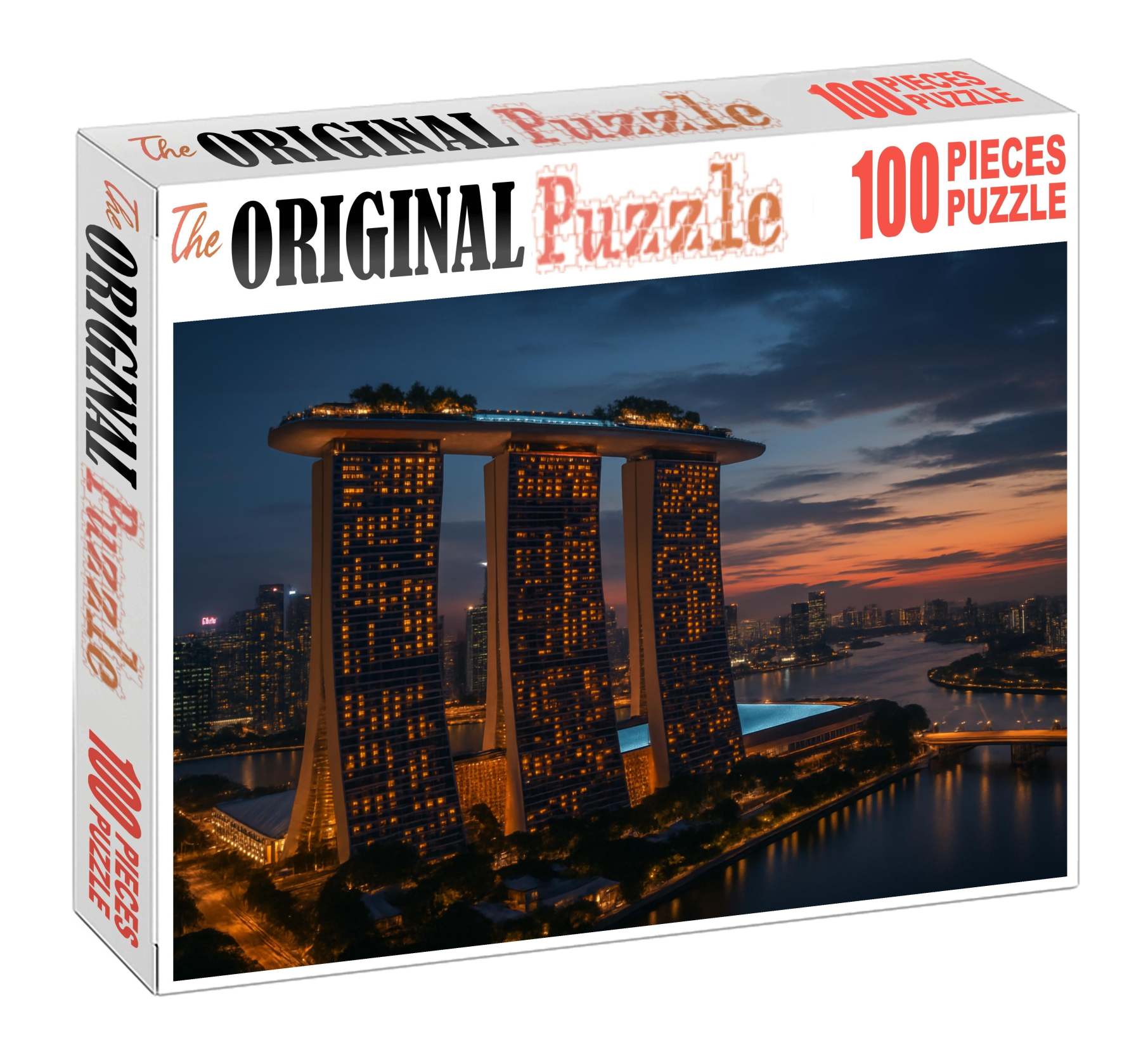 Marina Bay Sands Singapore Recognized By 7156 For Its Innovative Skyline Silhouette Unique Puzzle Design