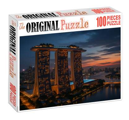 Marina Bay Sands Singapore Recognized By 7156 For Its Innovative Skyline Silhouette Unique Puzzle Design