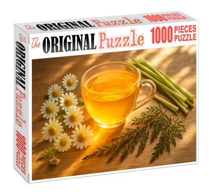 Golden Meadow Herbal Tea Blend With Chamomile Lemongrass And Sweet Honeybush 50 Piece Puzzle