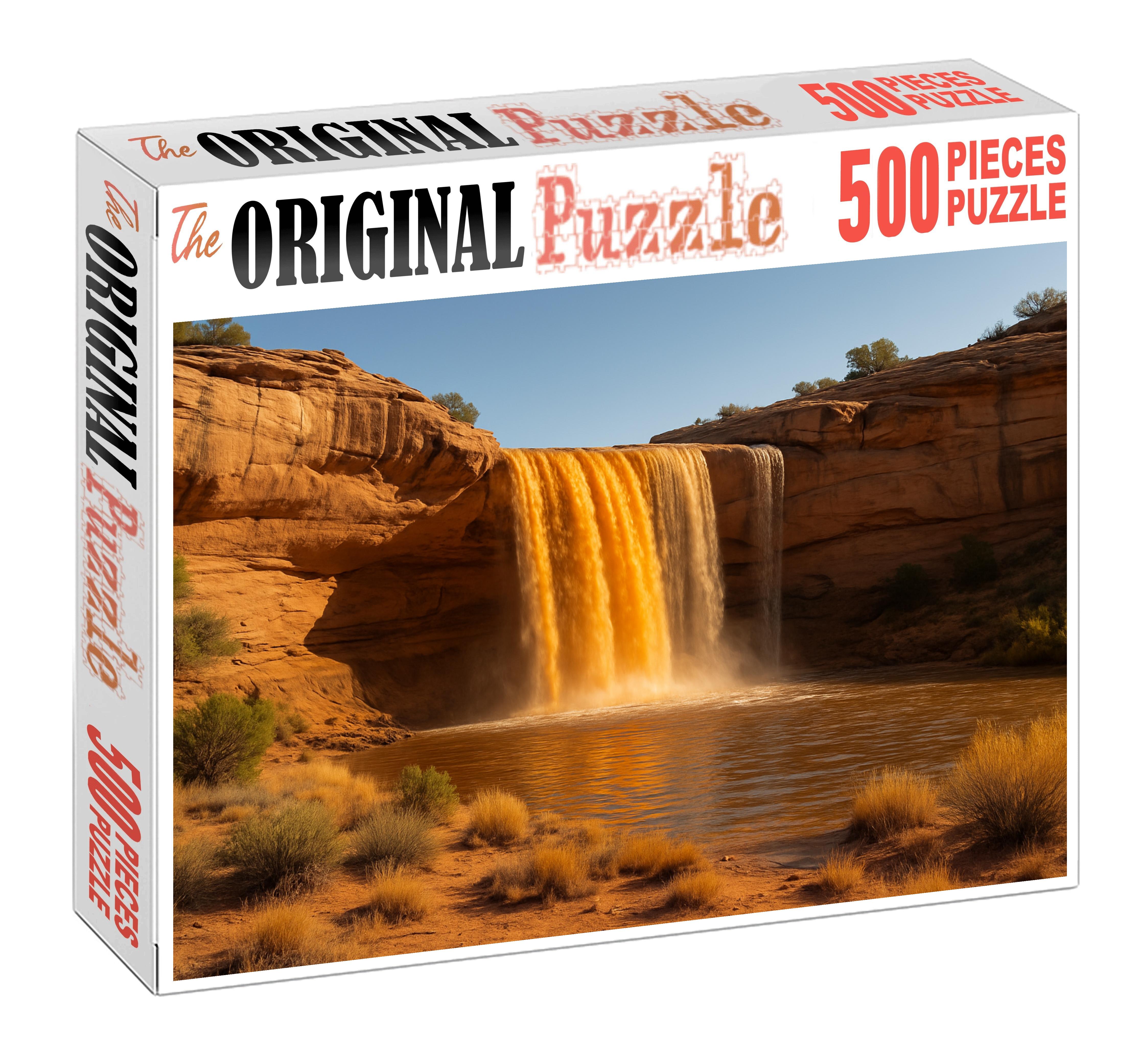 Amber Cliff Spillway 100 Piece Puzzle