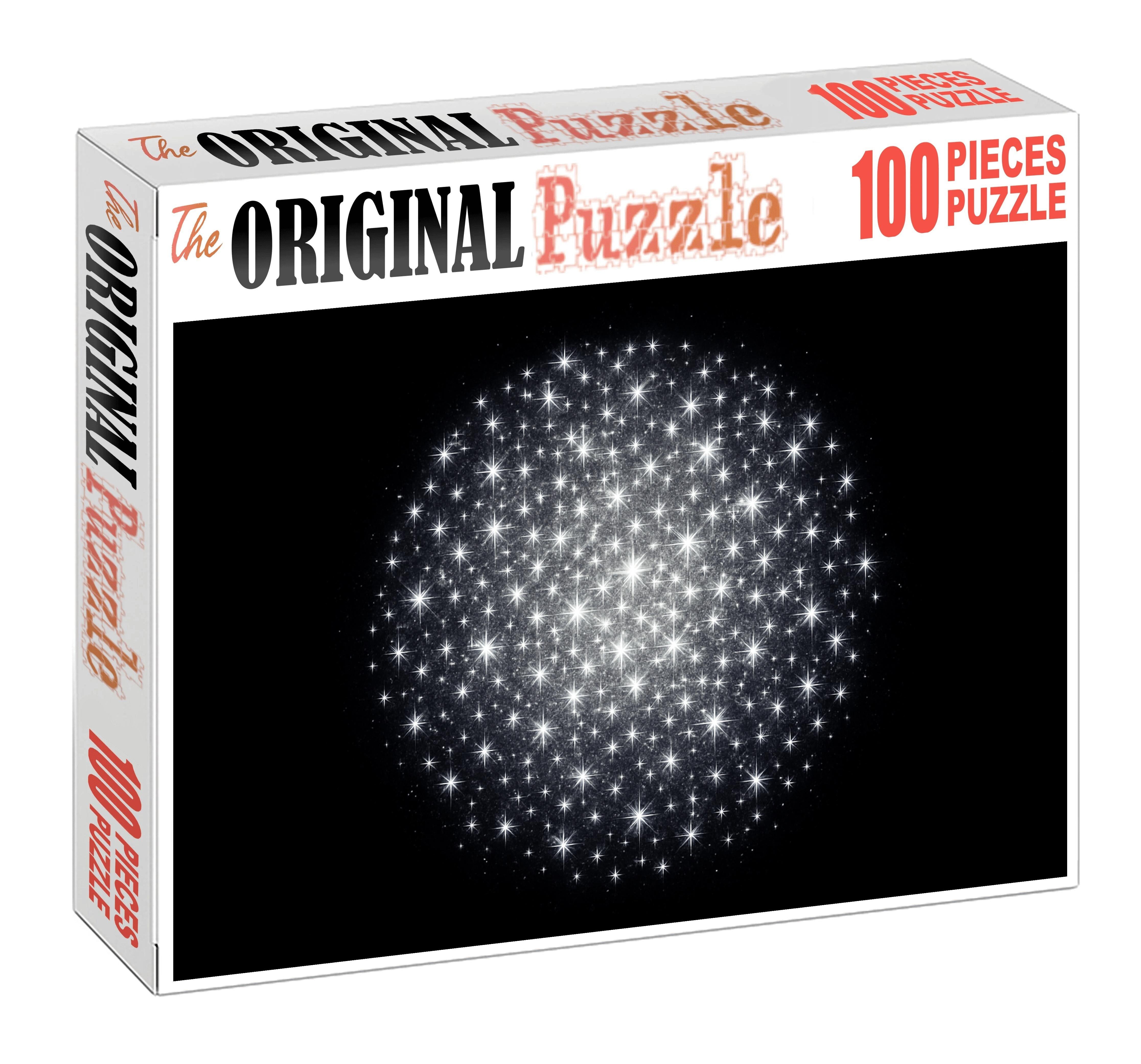 Silvery Star Cluster Glow Easy Puzzles