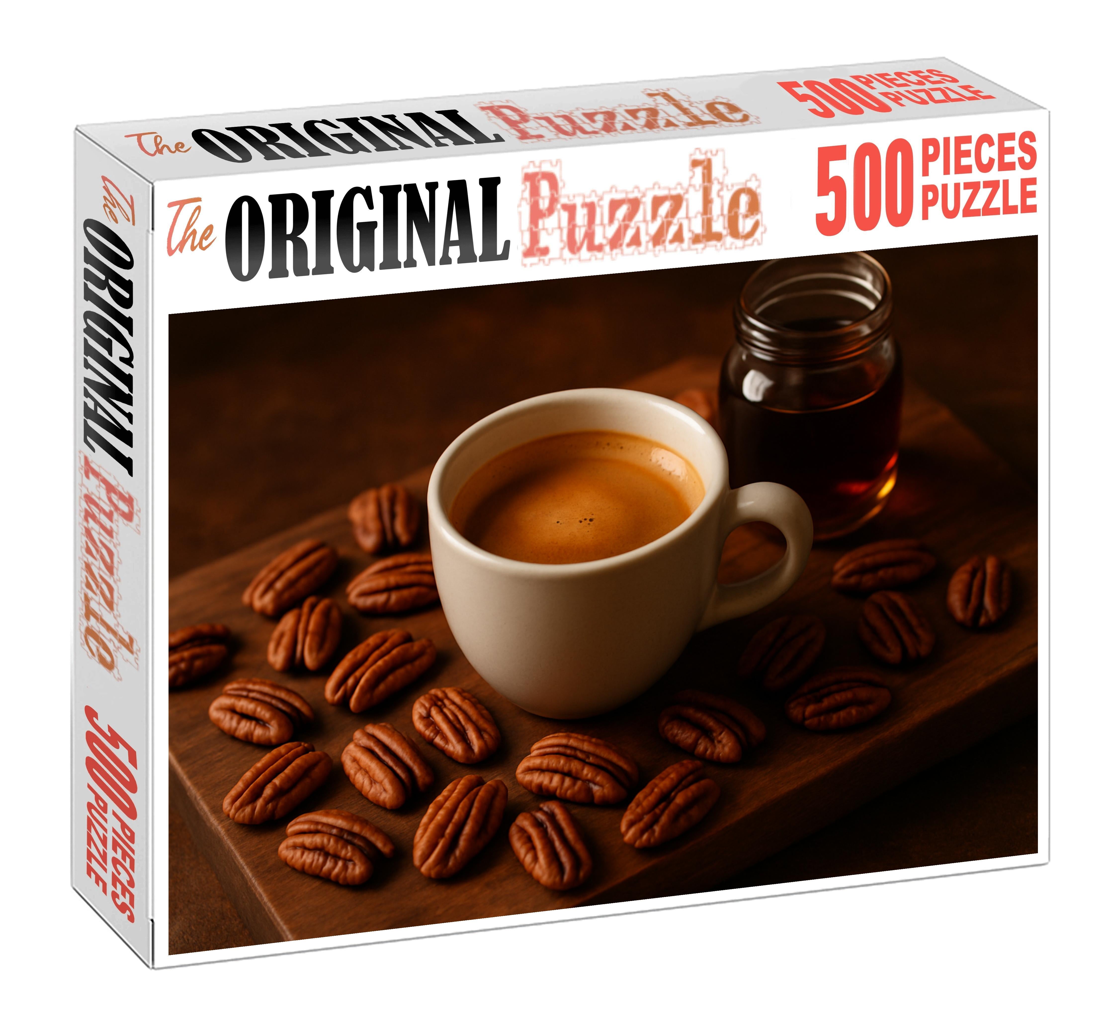 Maple Hearth Creamy Espresso Blend With Roasted Pecan And Maple Syrup Sweetness 50 Piece Puzzle
