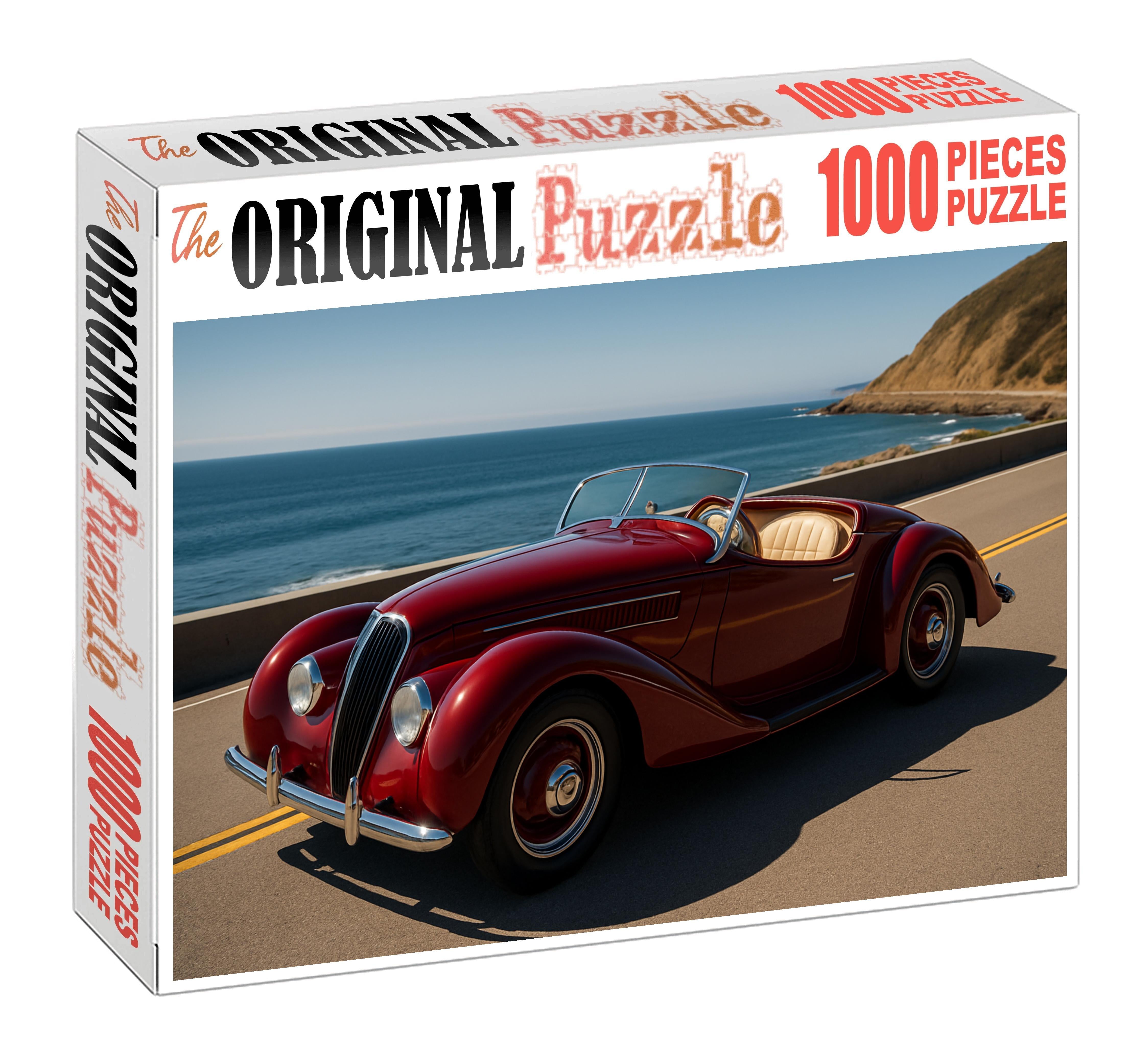 Solara Comet Retro-inspired Electric Roadster Mini Puzzle