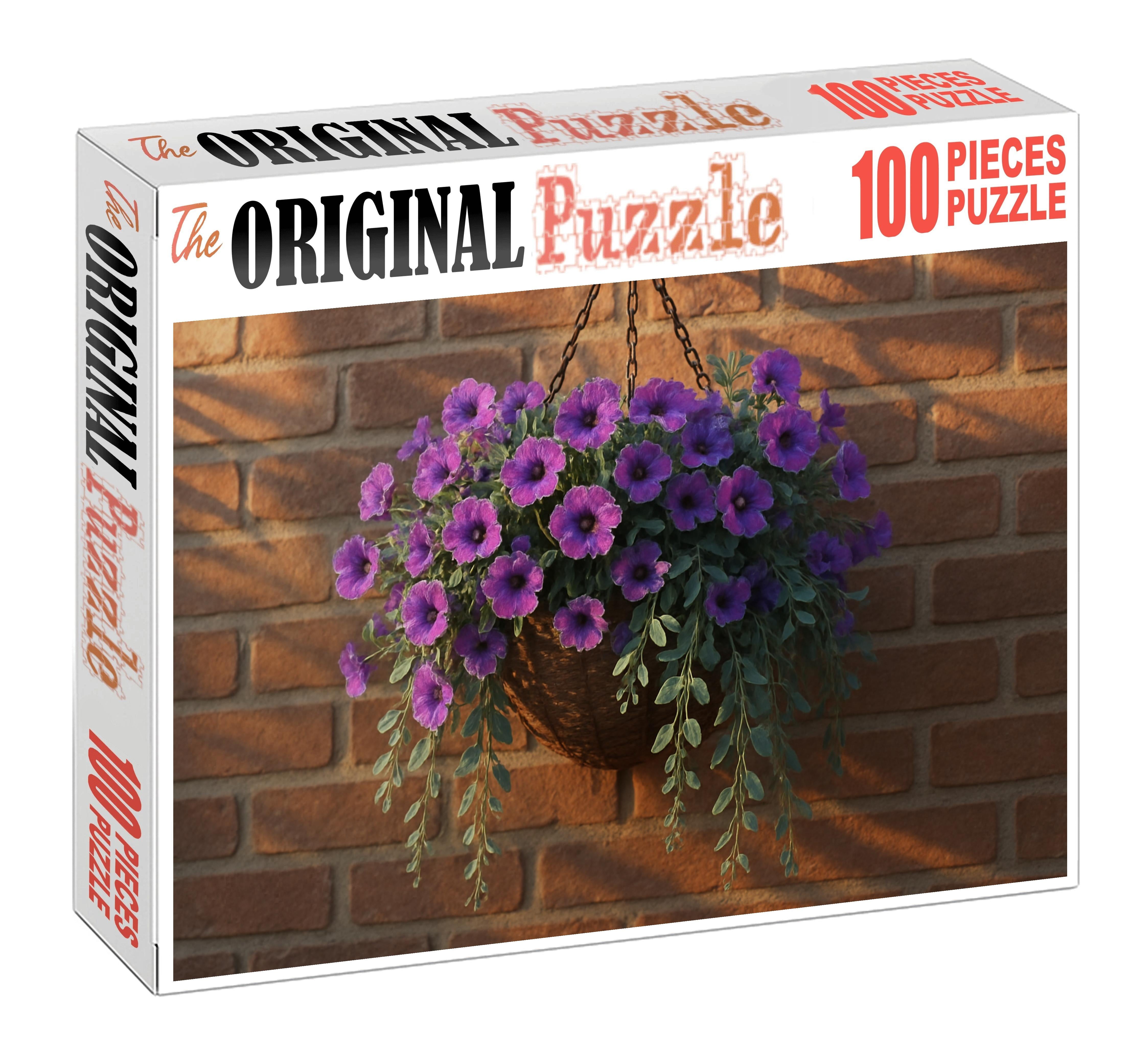 Lavender Mist Hanging Basket 200 Piece Puzzle