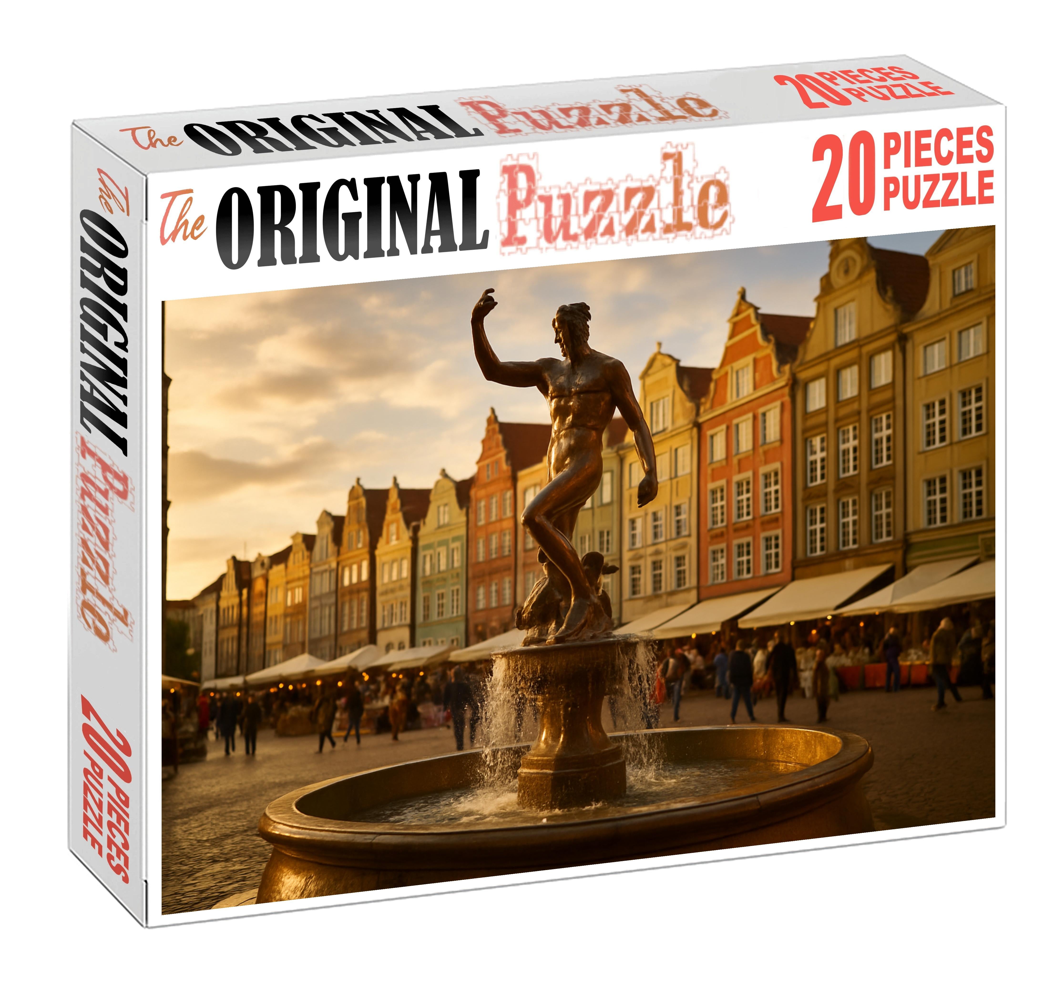 Neptune Fountain Located In Gdask Poland Recognized By 6107 Worldwide As A Symbol Of Maritime Heritage Easy Puzzles