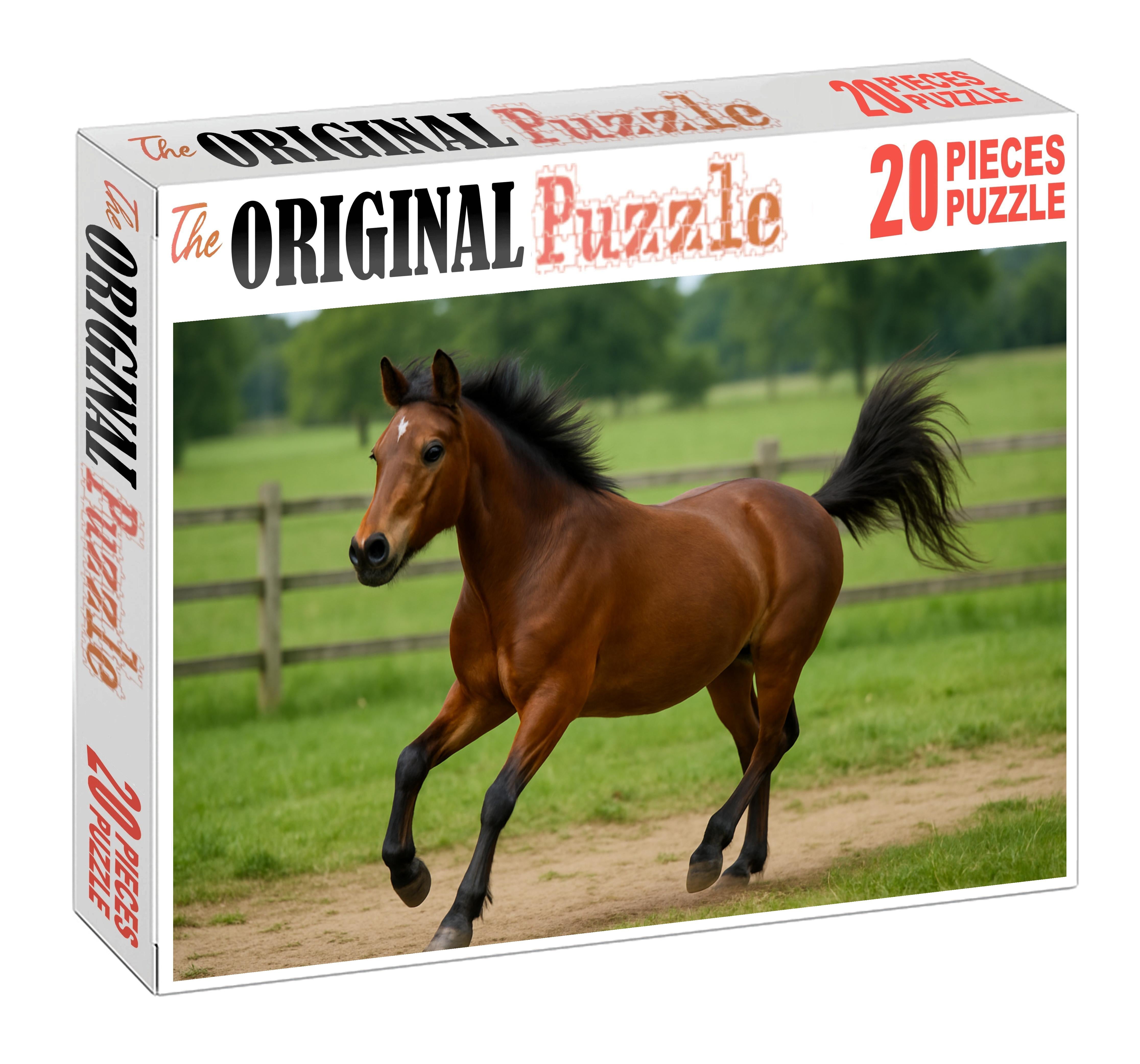 Storm Ridge Pony Compact Bay With Spirited Attitude 500 Piece Puzzle