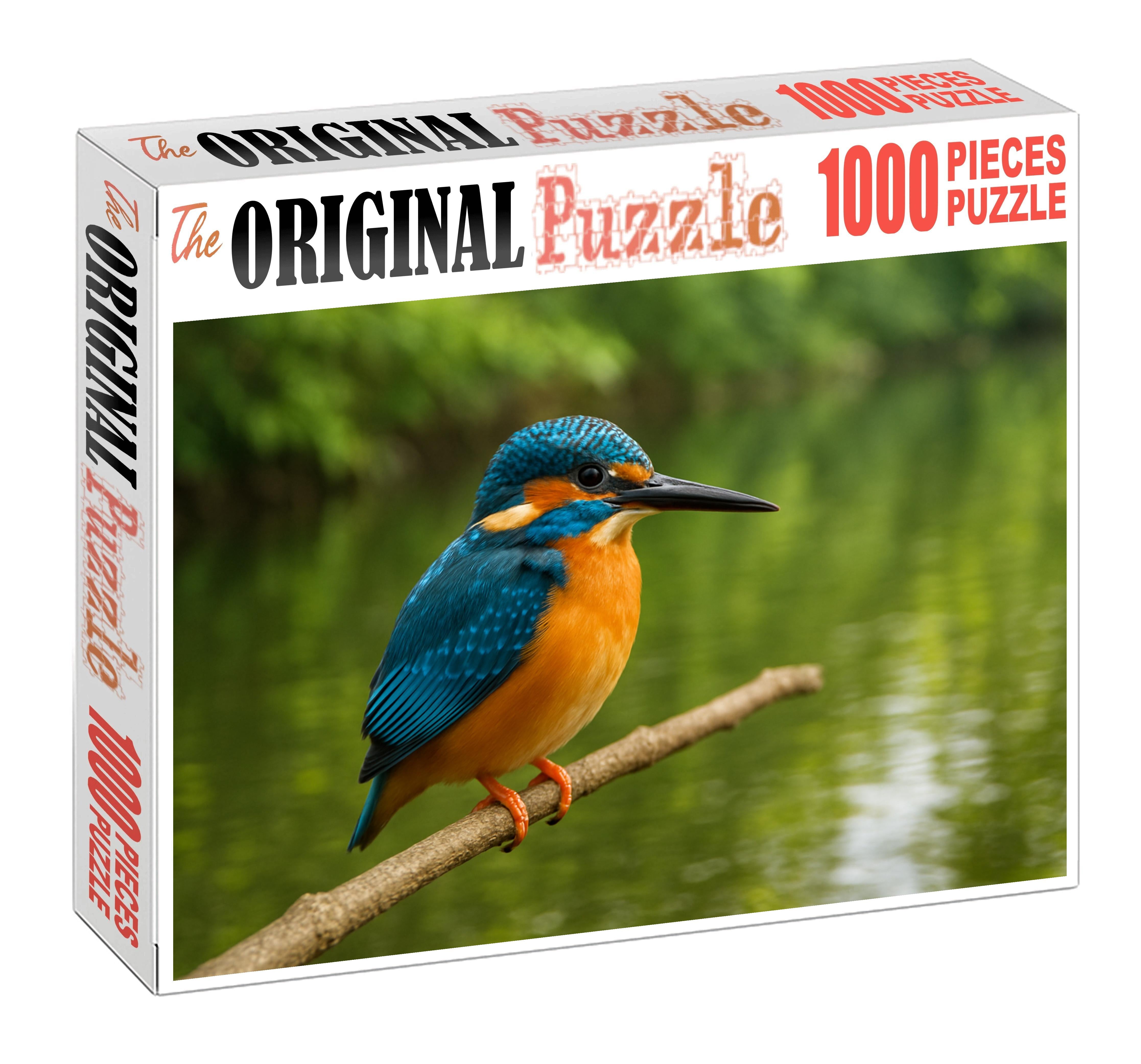 Azure Kingfisher Tiny River Jewel Challenging Puzzles