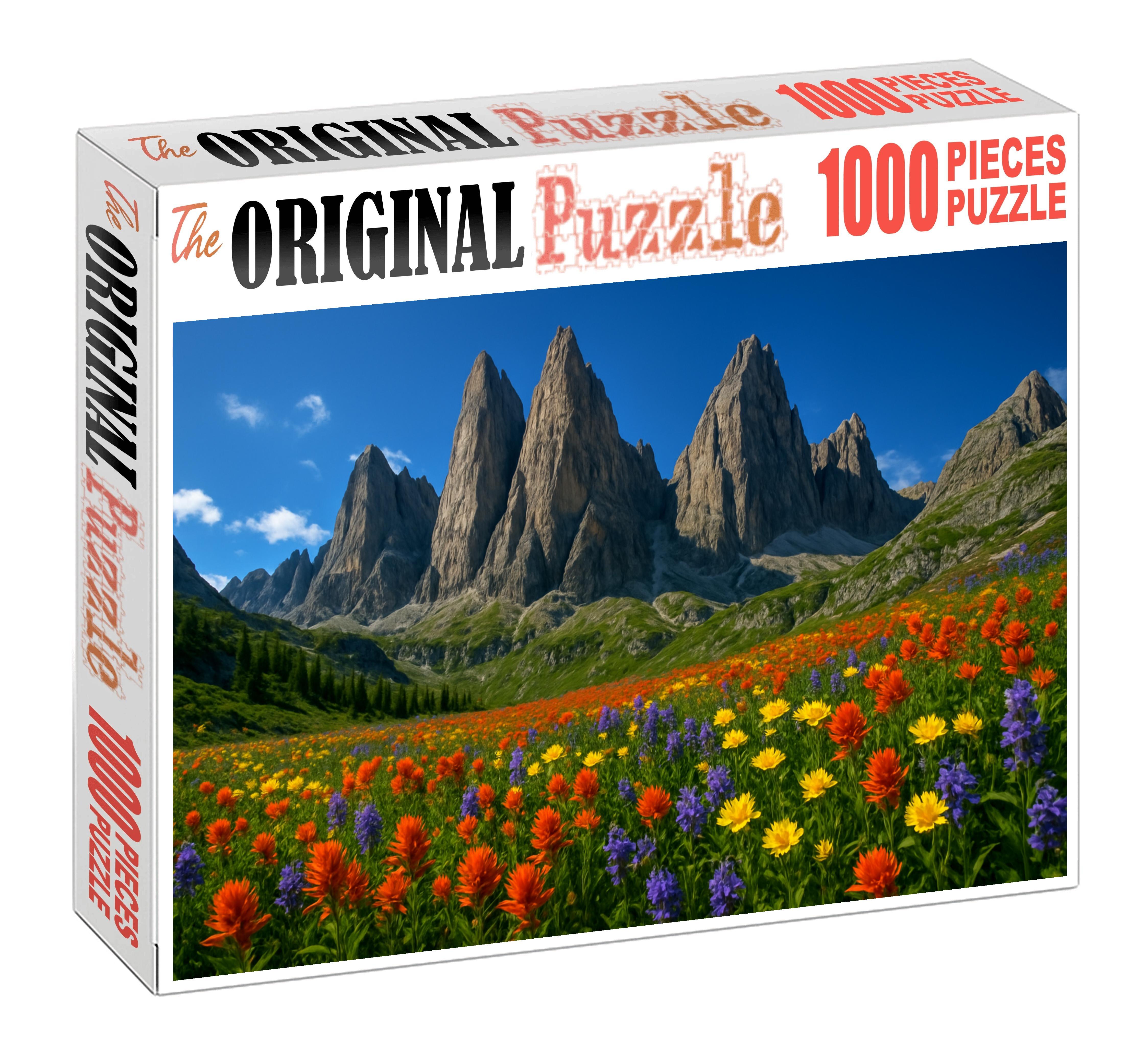 Celestial Peaks Overlook Custom Jigsaw Puzzle