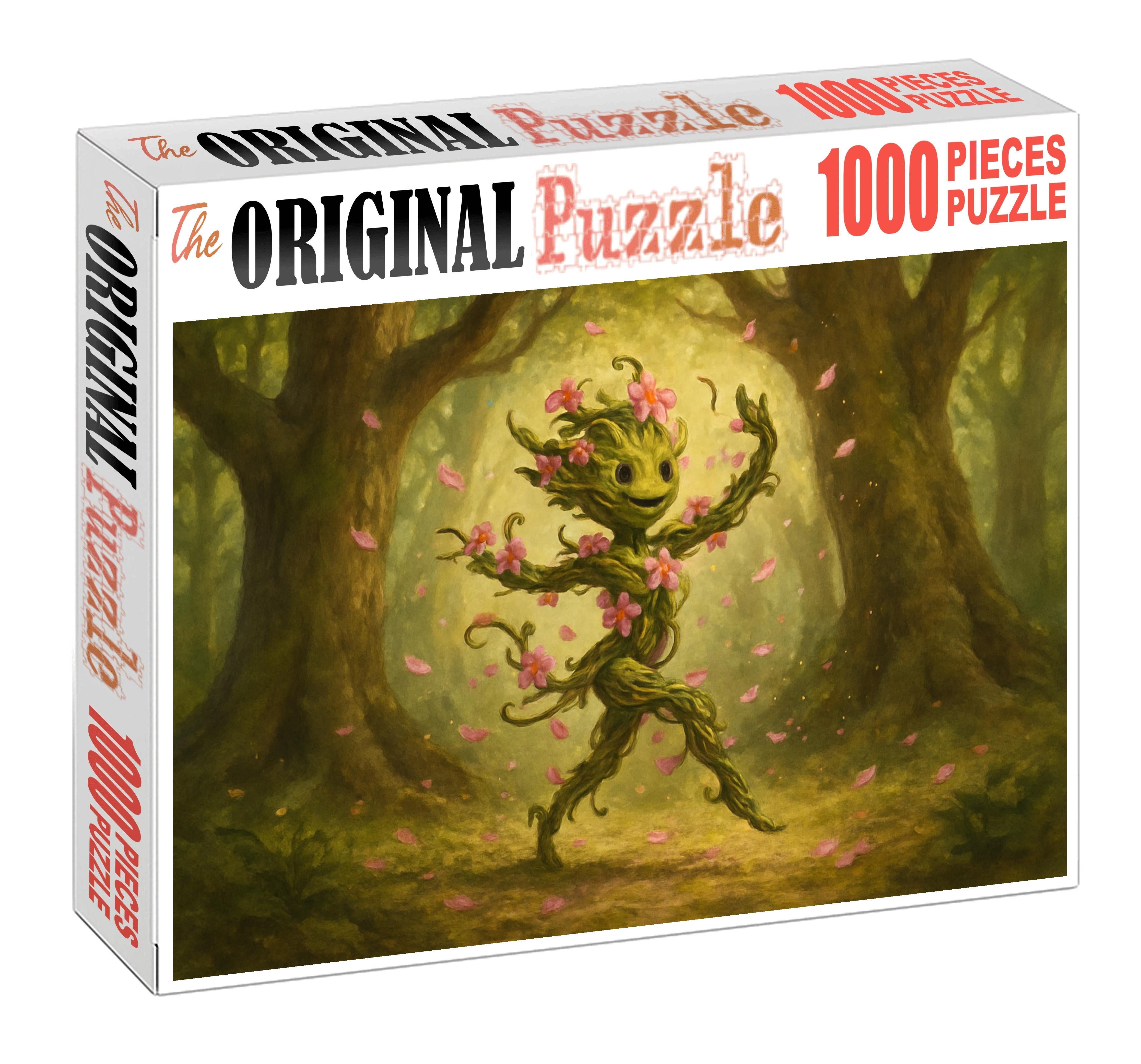 Veilroot Sylph Forest Spirit With Blossoming Vines Premium Puzzle Pieces