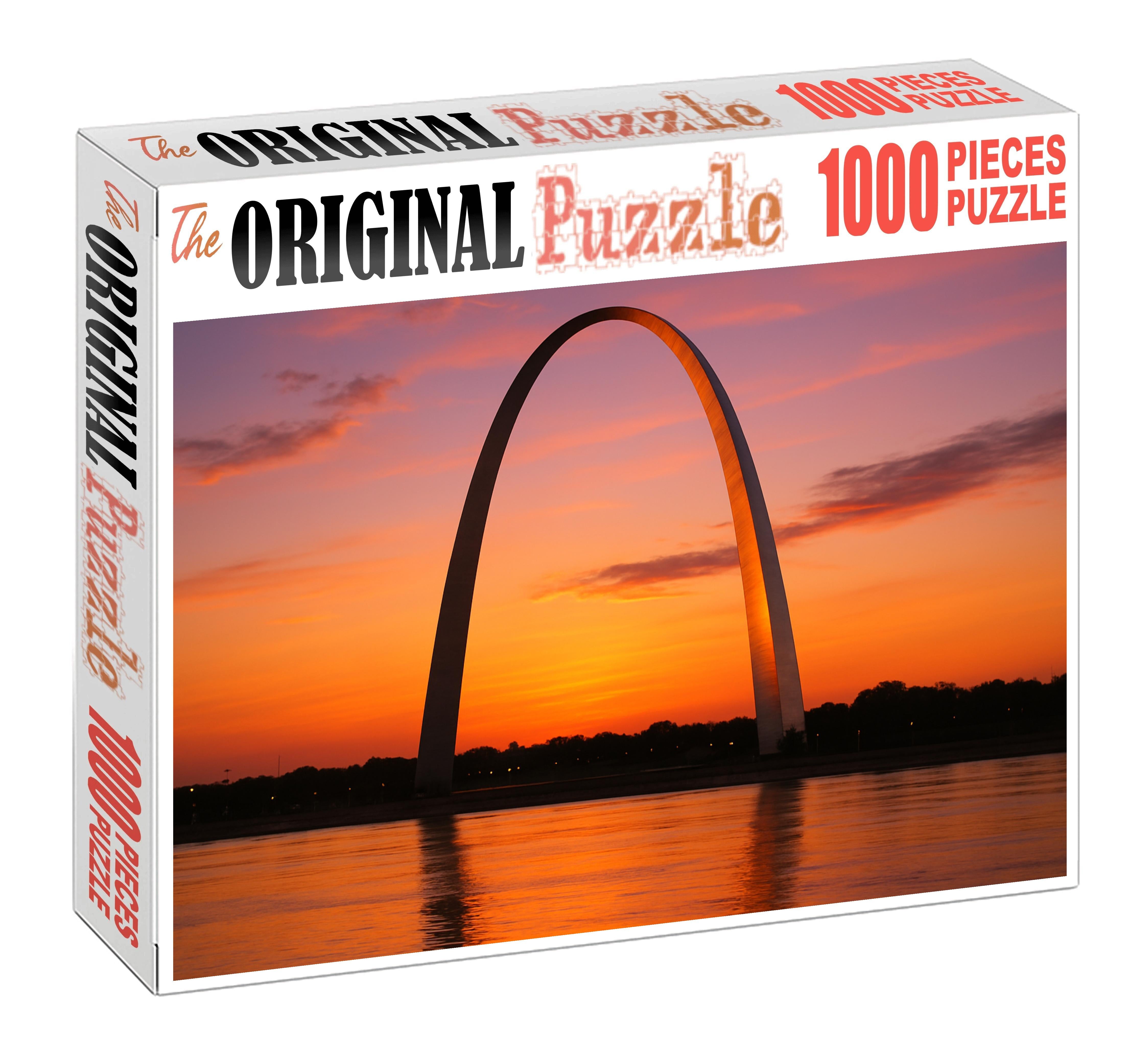 The Gateway Arch Located In St Louis Missouri Usa Recognized By 6480 As An Emblem Of Westward Expansion 20 Piece Puzzle