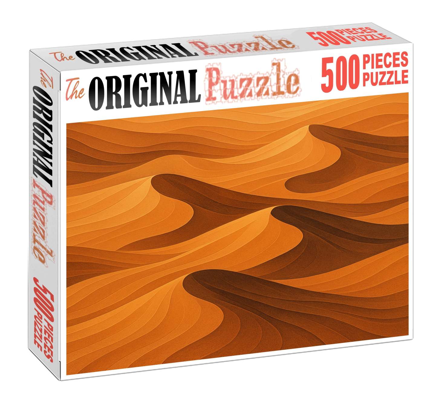 Undulating Dune Field Map 500 Piece Puzzle