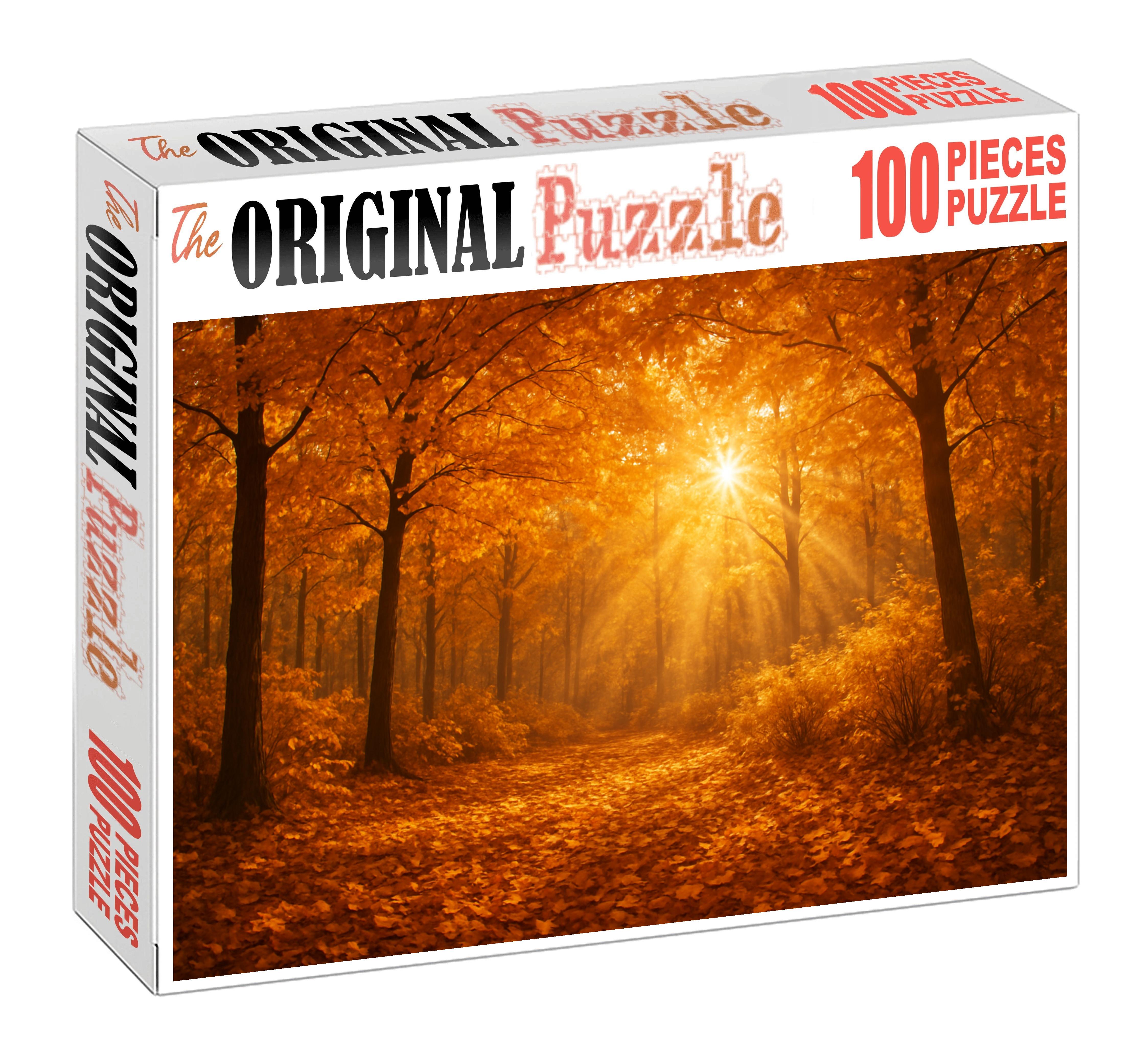 Amber Leaf Retreat 1000 Piece Puzzle