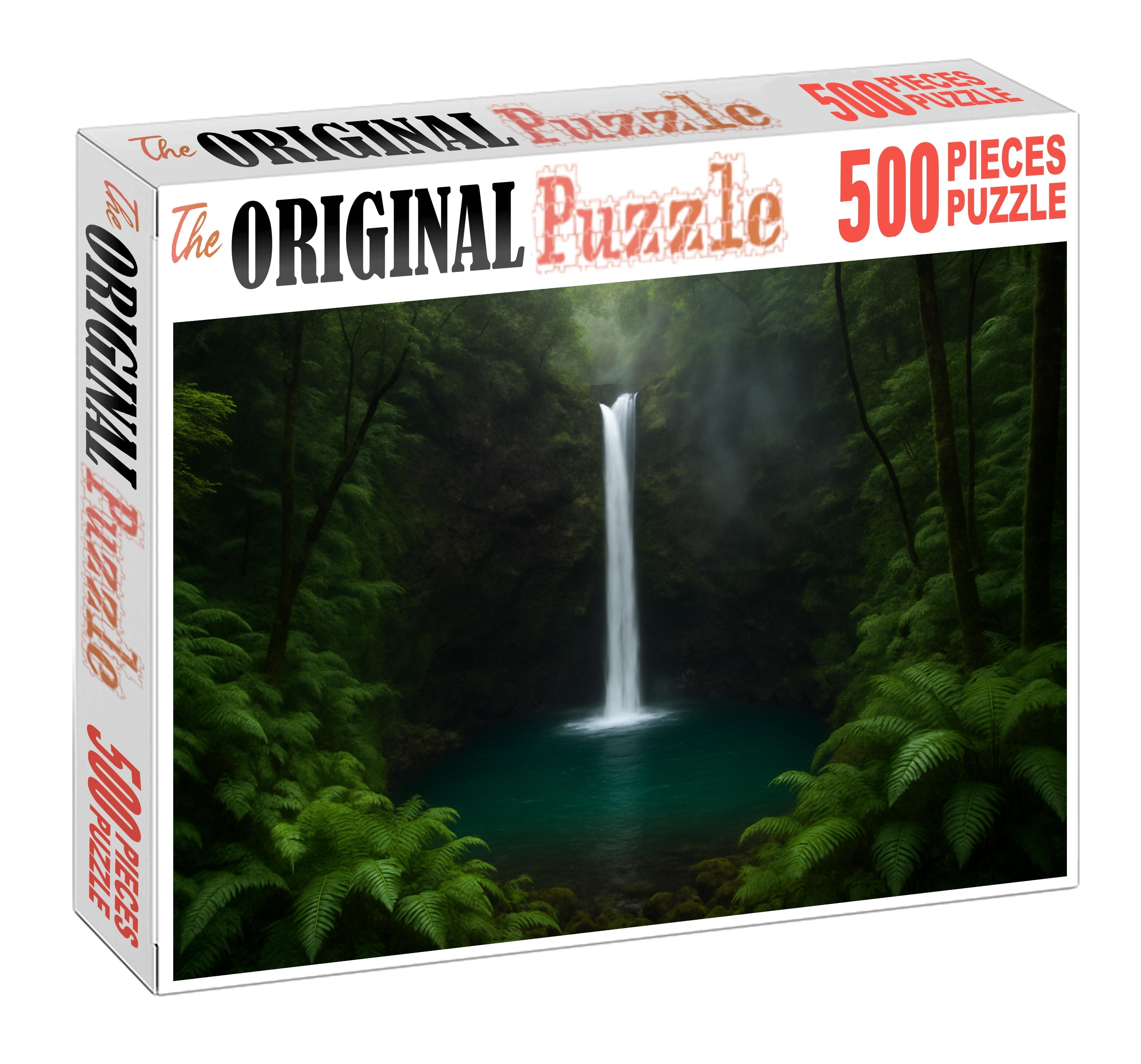 Emerald Hollow Drop Large Format Puzzle