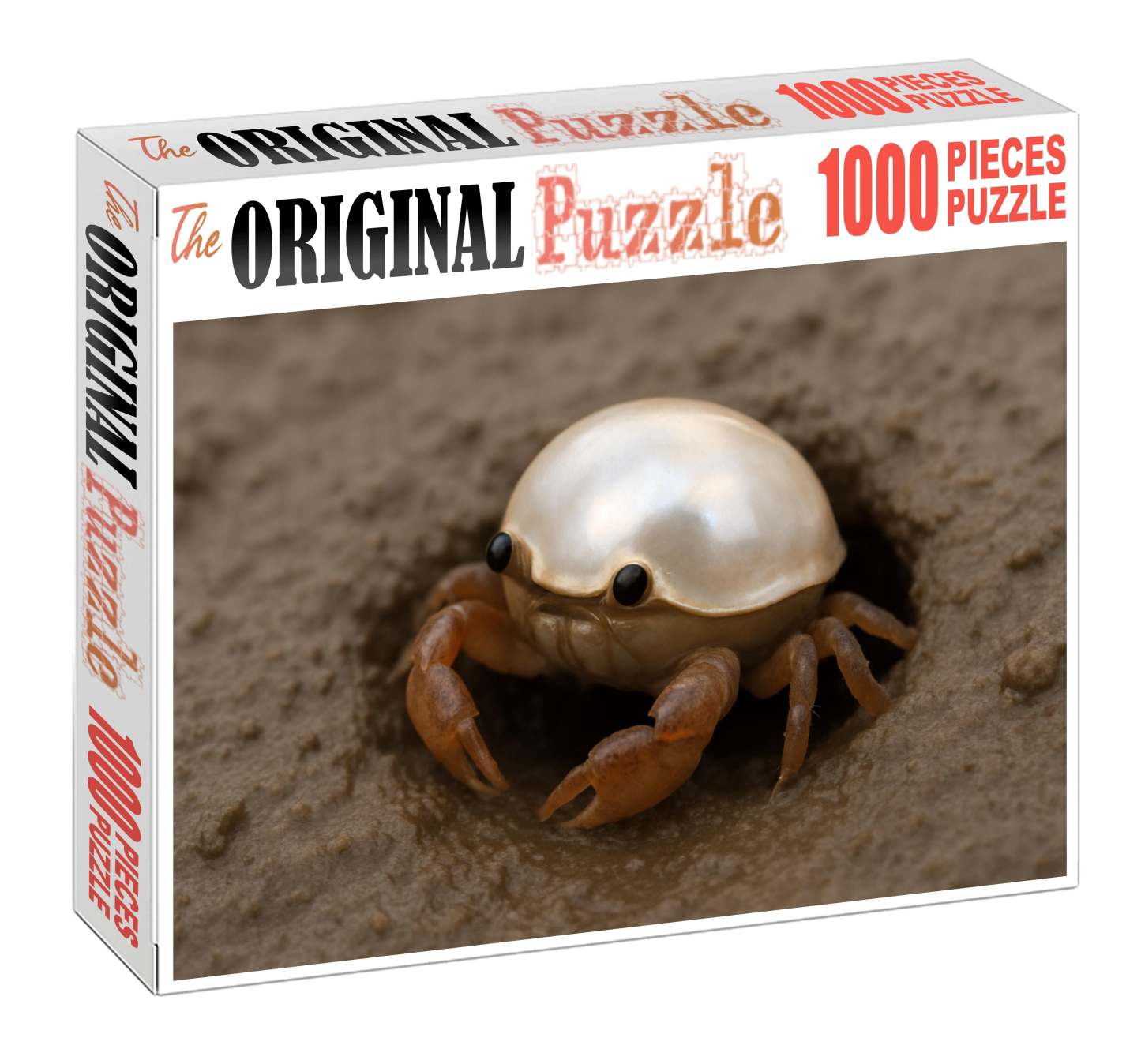 Pearlshell Crustacean Burrowing Scuttler With Shimmering Carapace 200 Piece Puzzle