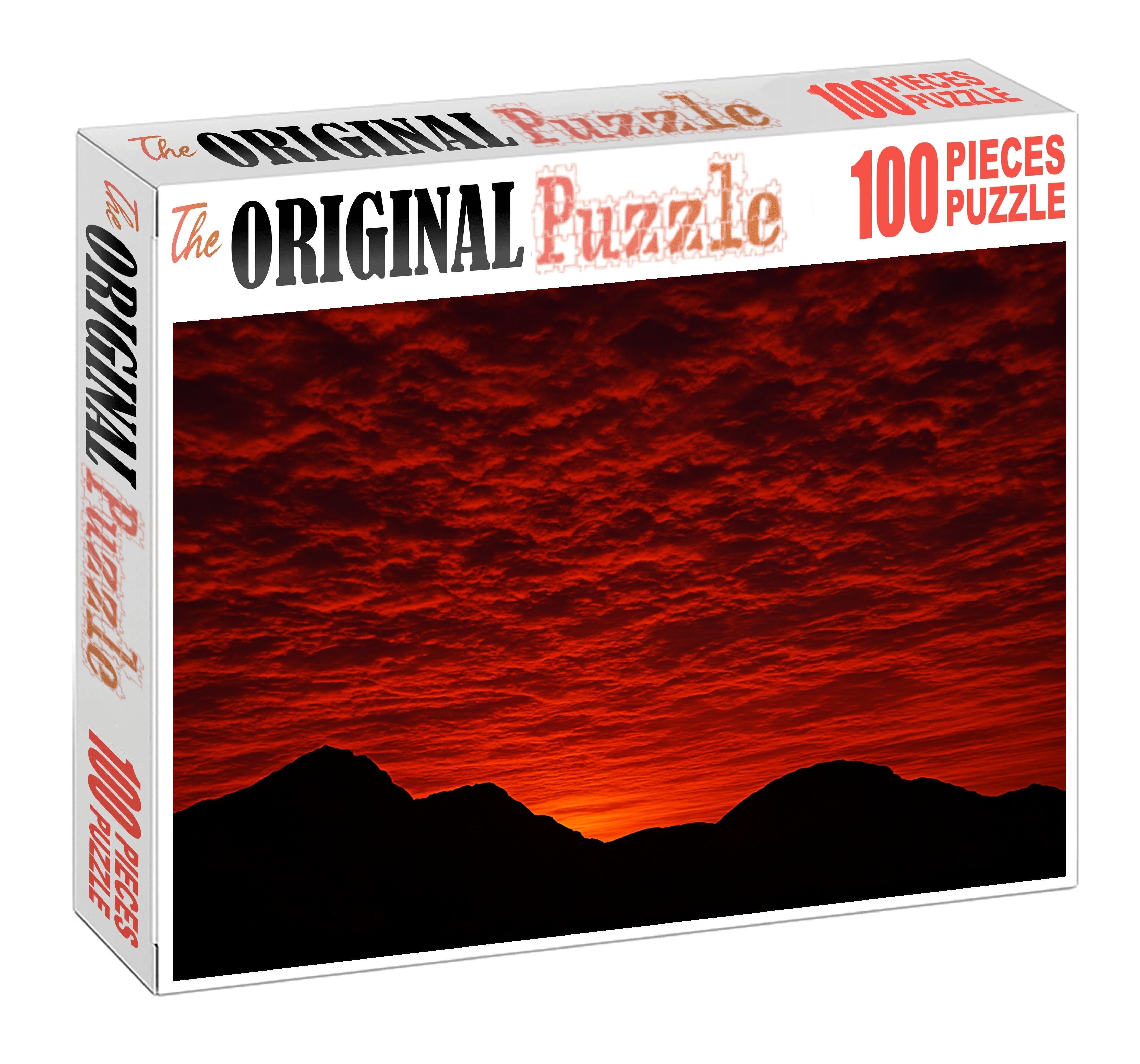 Crimson Ember Blaze 500 Piece Puzzle