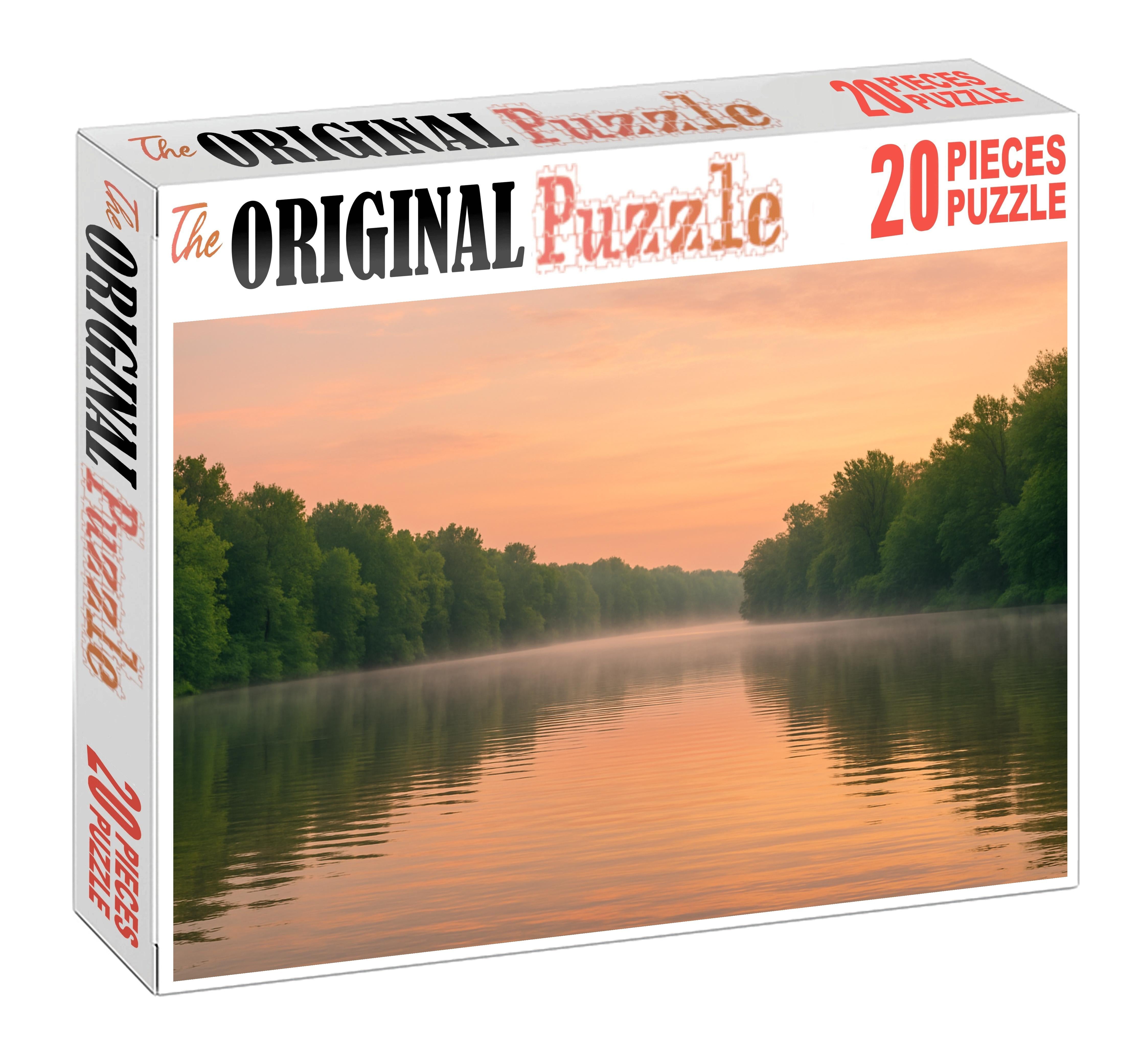 Quiet Lakeside Dawn 20 Piece Puzzle
