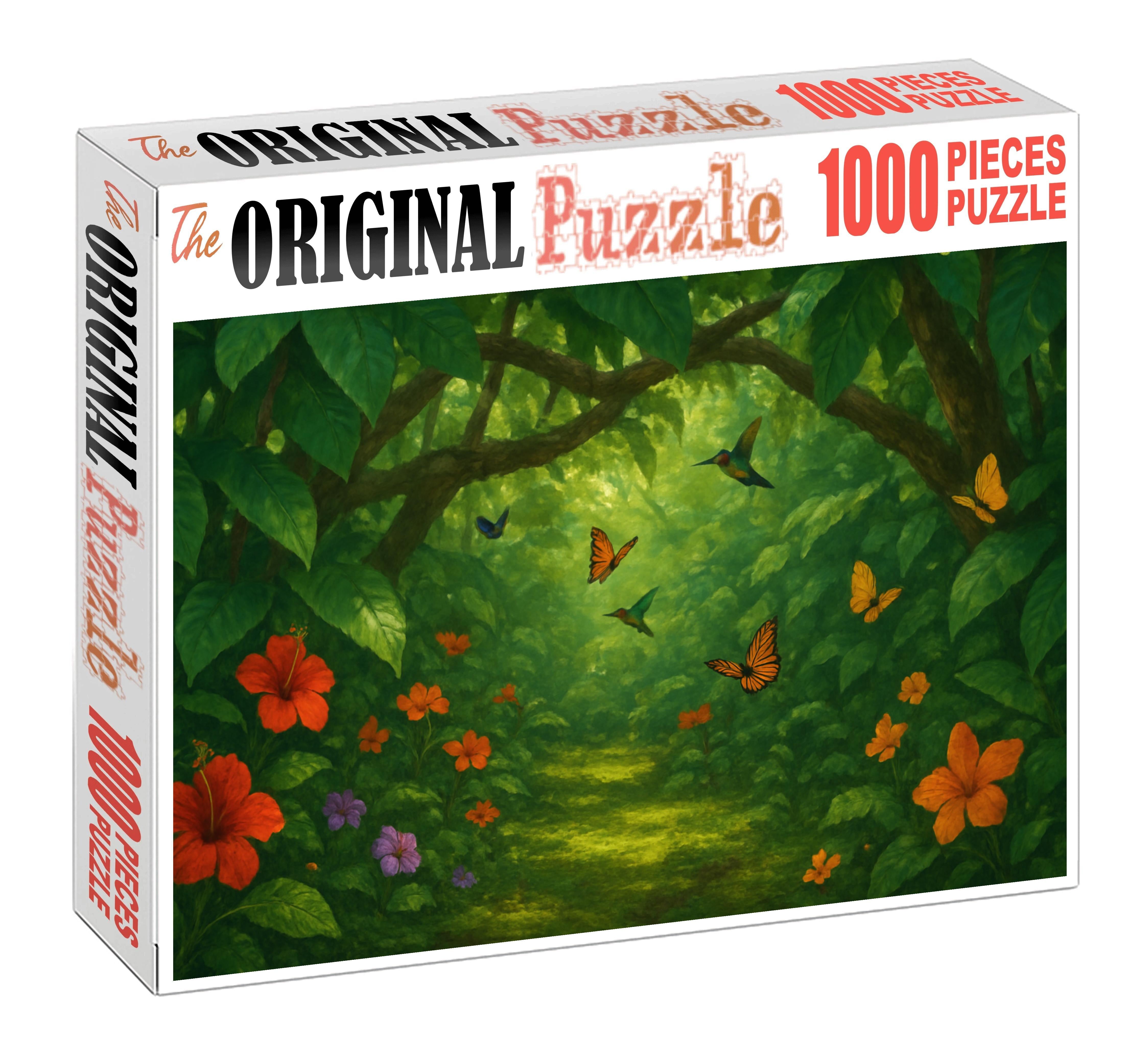 Verdant Rainforest Hollow 200 Piece Puzzle