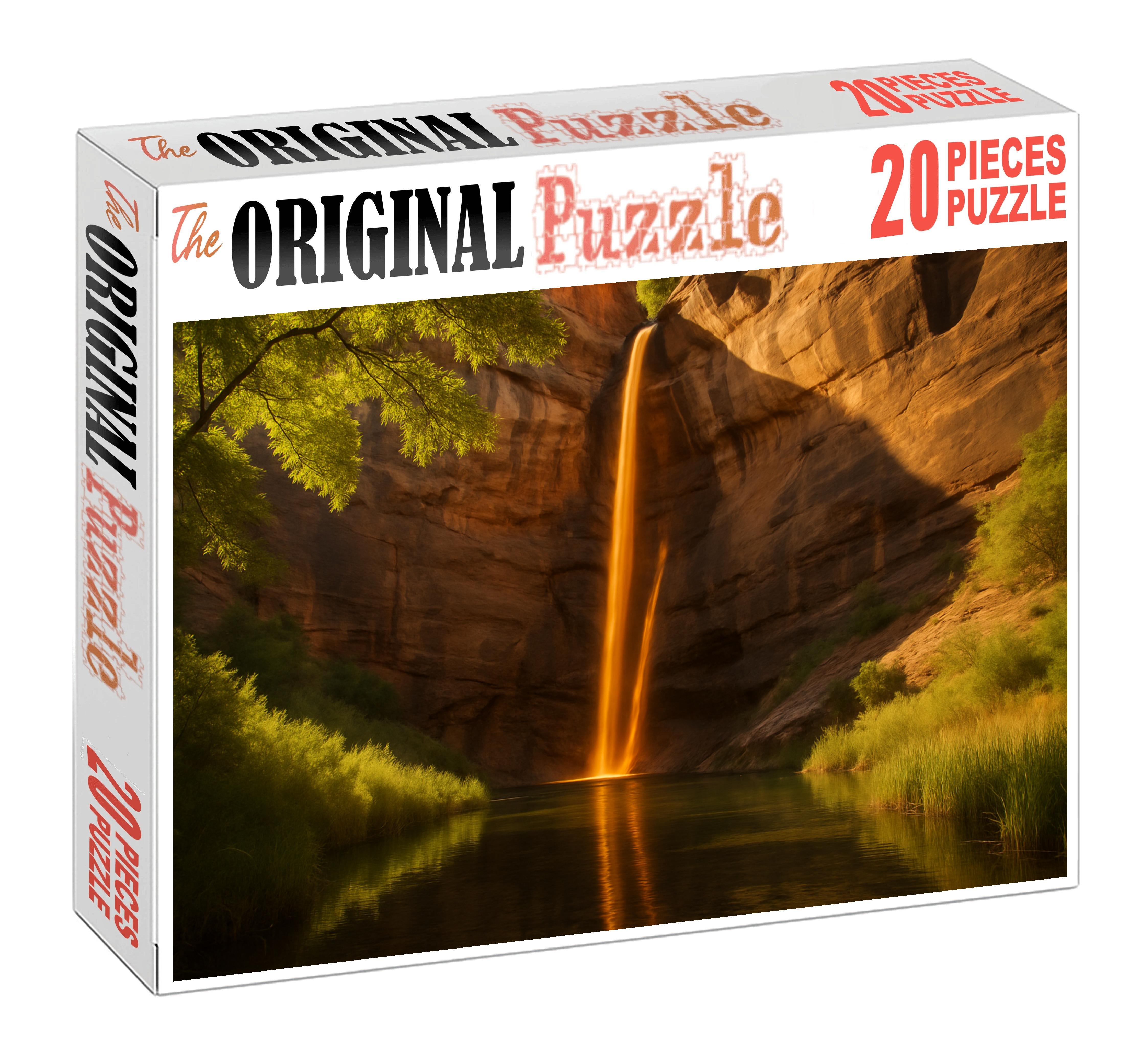 Sunlit Amber Ribbon Puzzle For Kids